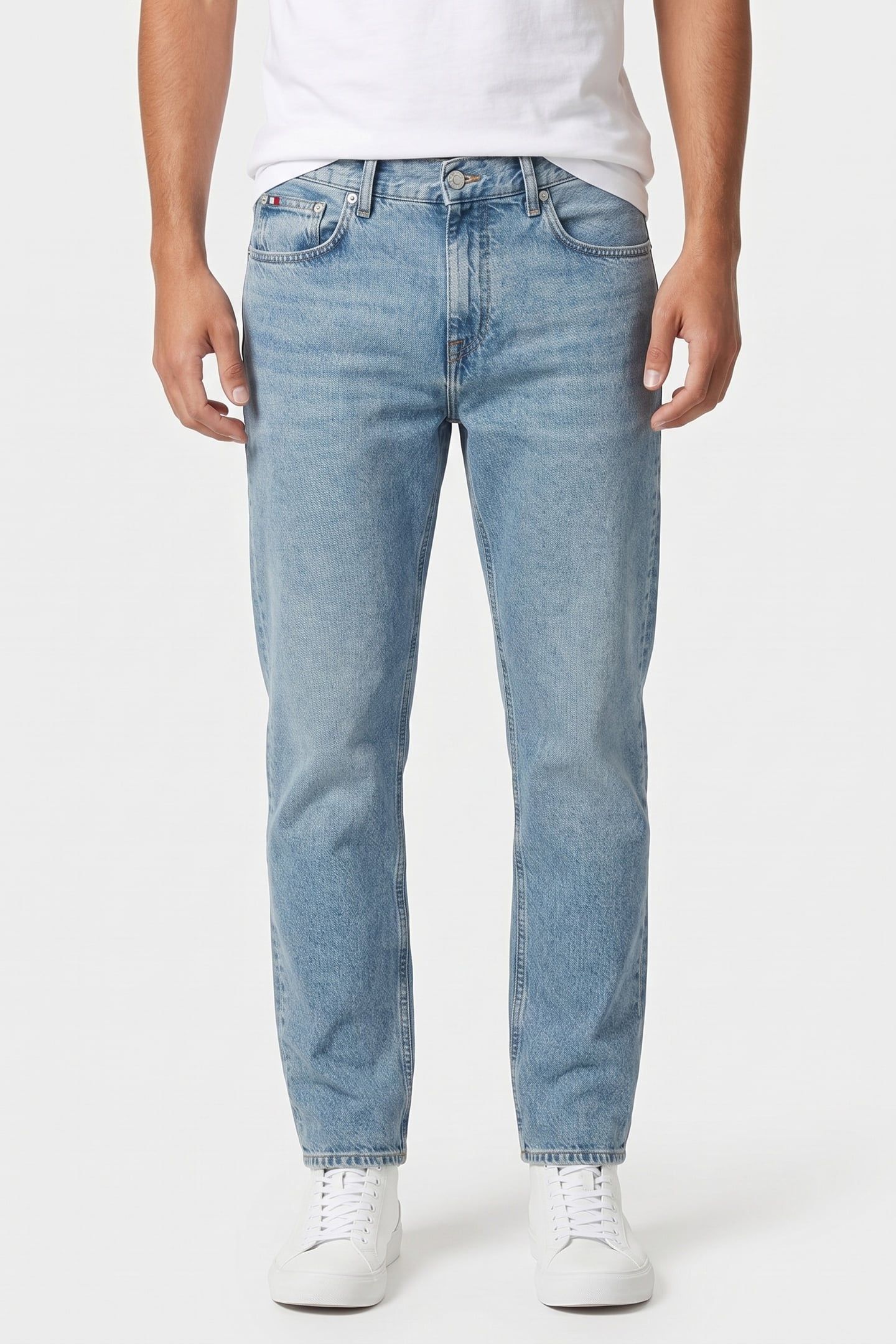 TAPERED HARLEM JEANS ED LIGHT BLUE 1