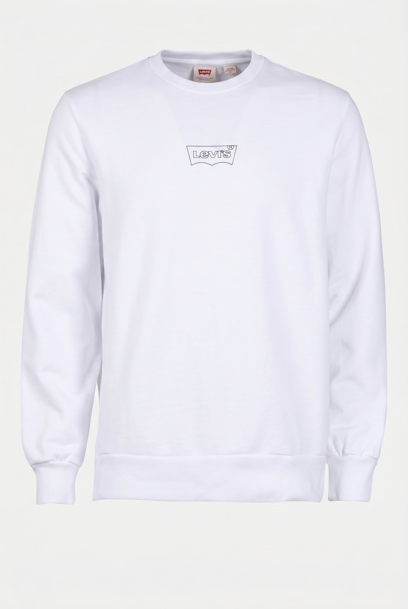 GRAPHIC SWEATSHIRT BATWING OUTLINED WHITE 3