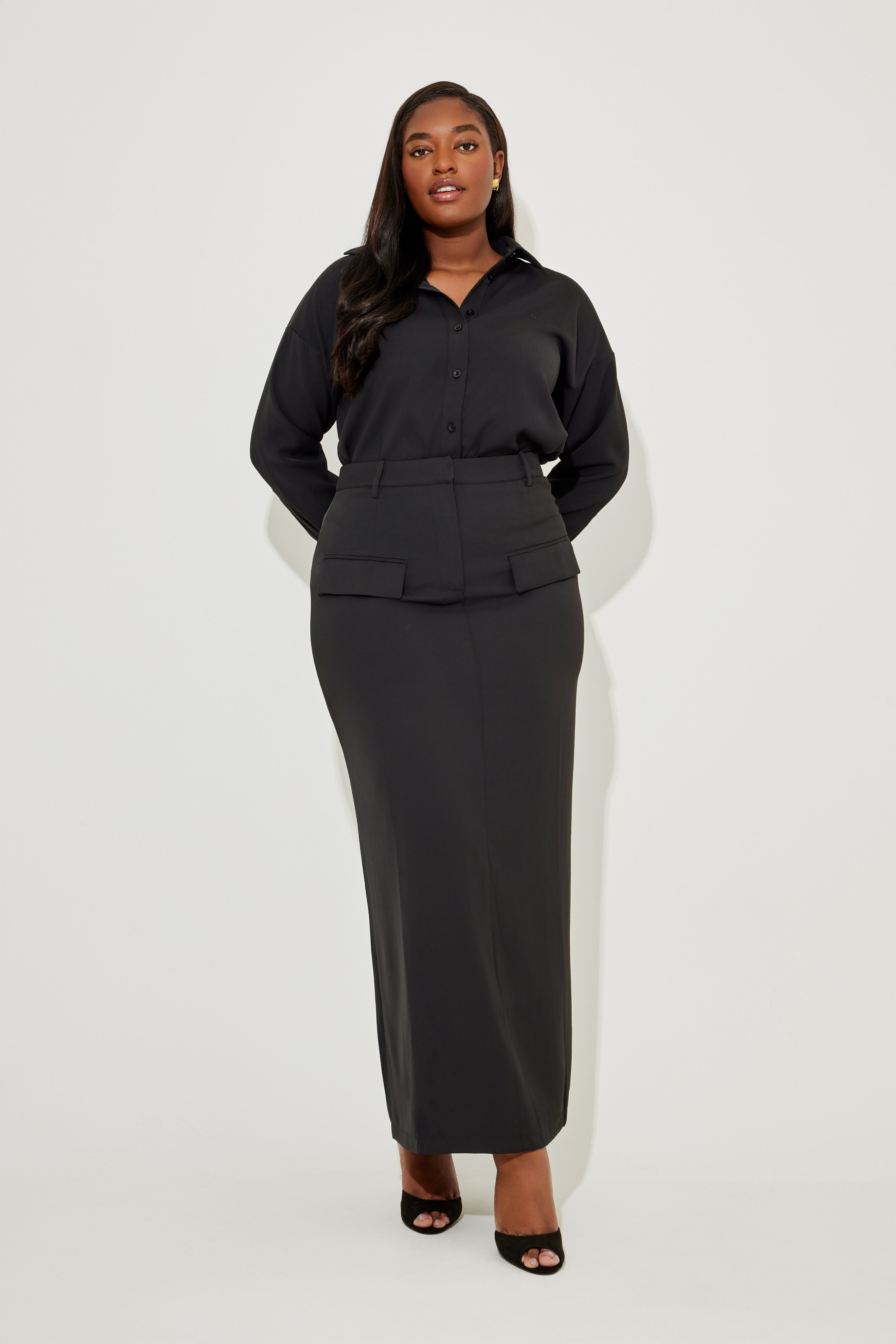 MAXI SKIRT BLACK 1