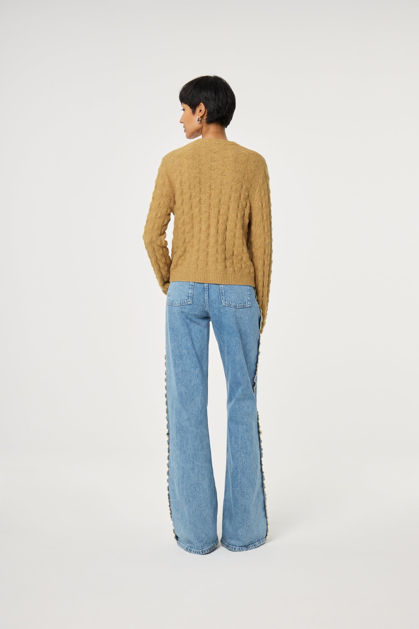 CHELSEA CARDIGAN QUICK SAND MELANGE 3