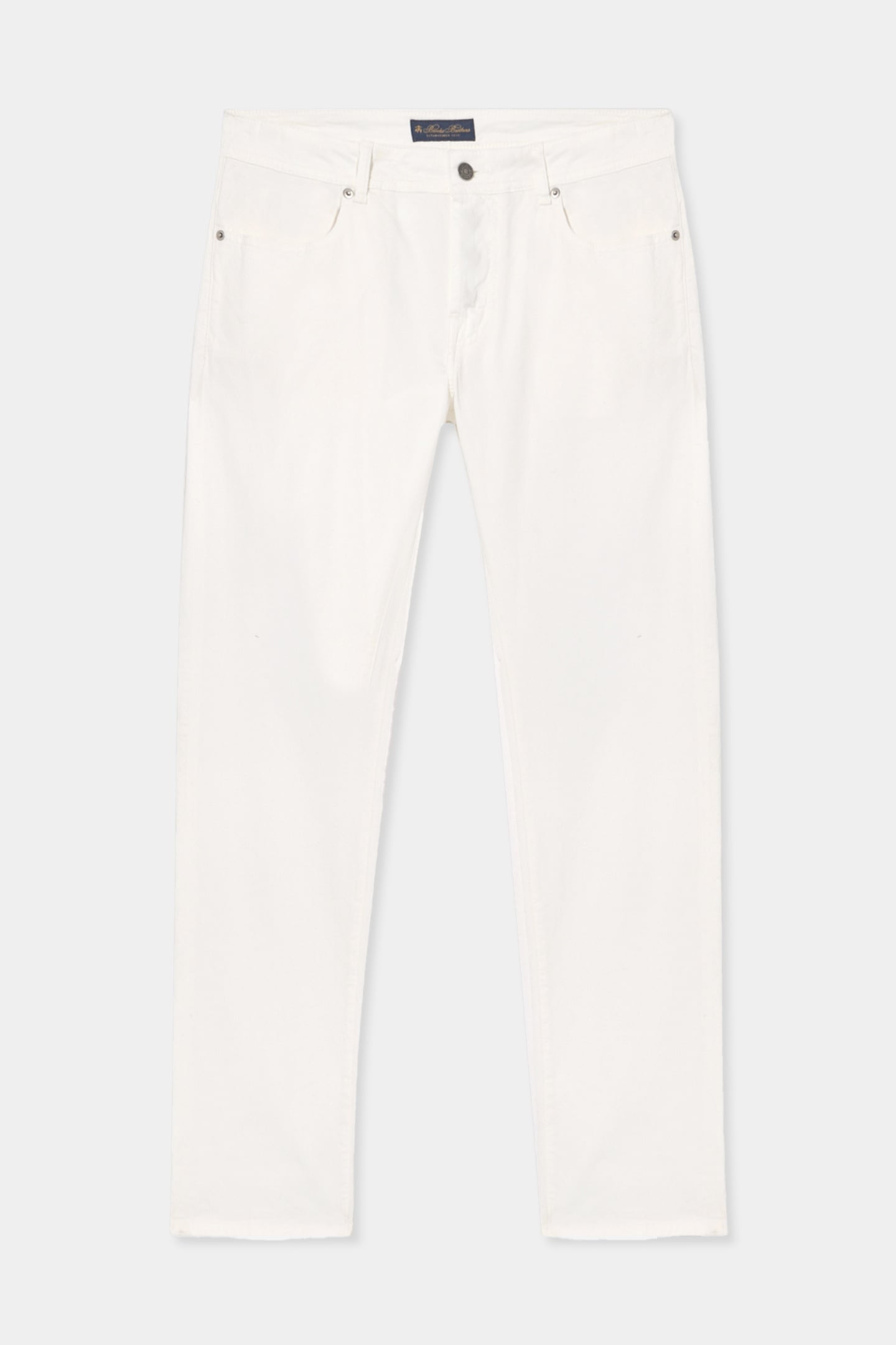 STRETCH COTTON 5-POCKET PANT WHITE 4