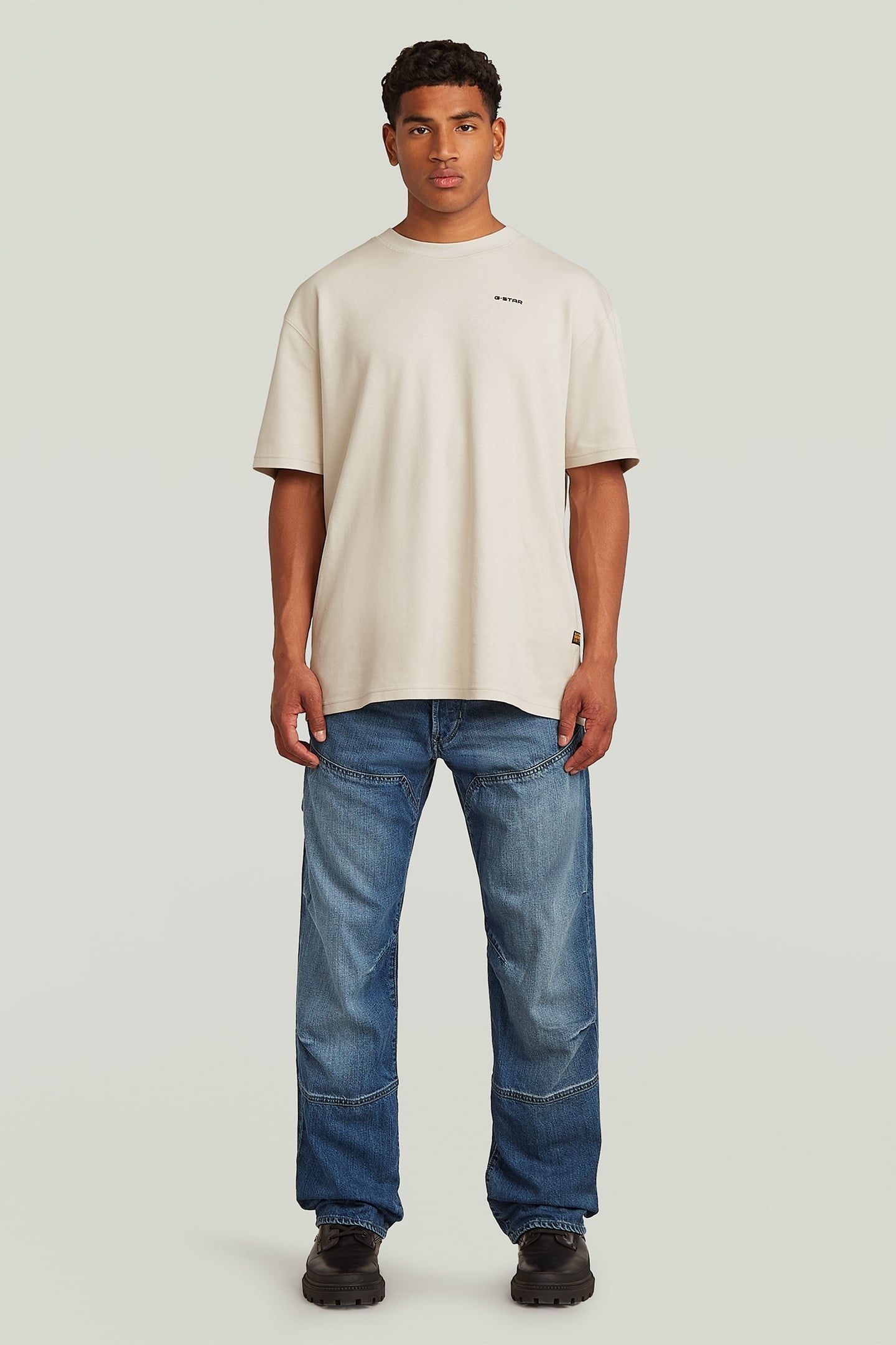 CARPENTER 3D LOOSE JEANS MEDIUM BLUE 3