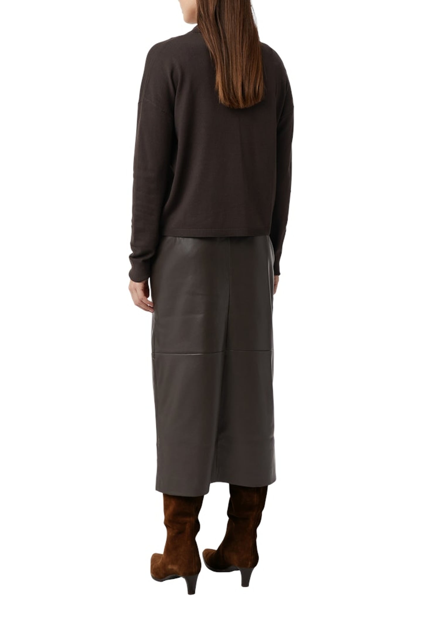 SKIRTS DARK BROWN 3