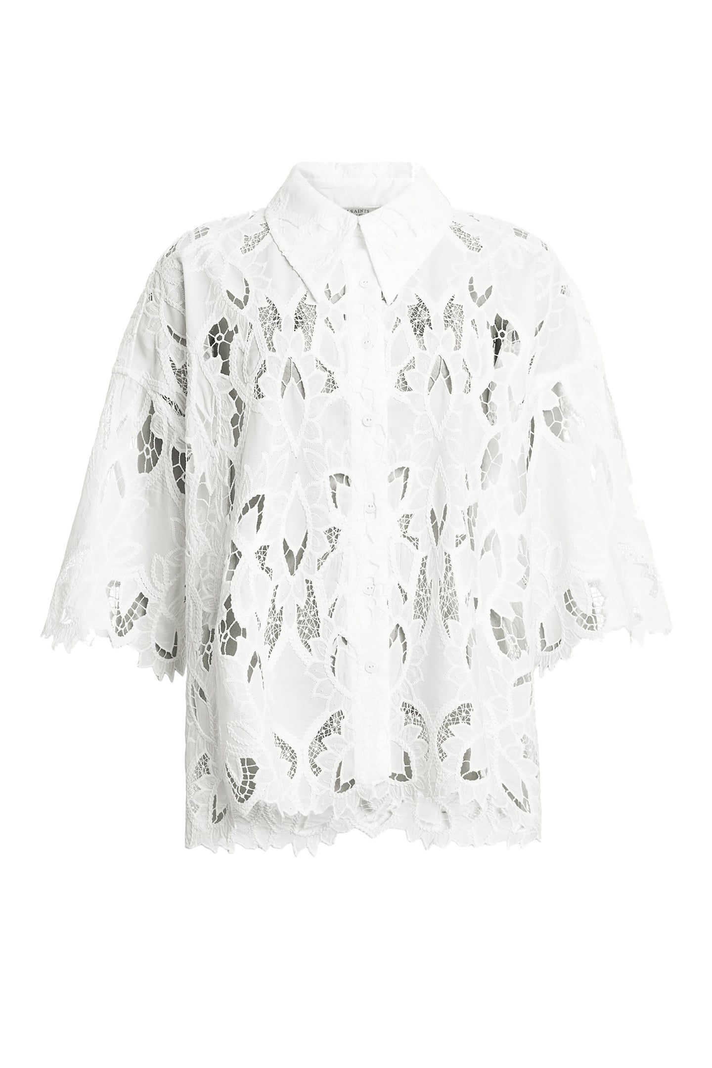 CHARLI EMB SHIRT SNOW WHITE 5