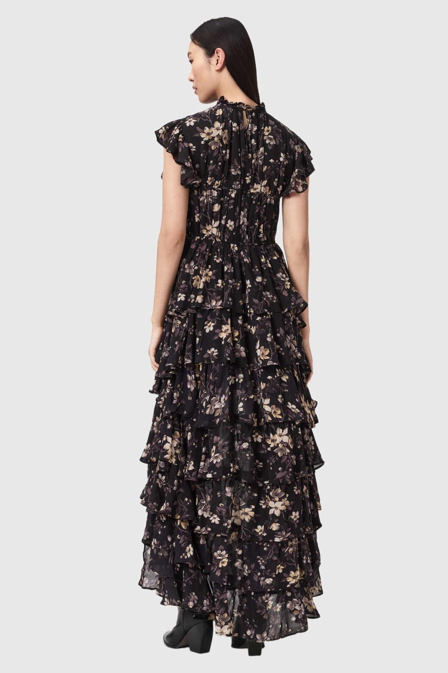 SHAELA DRESS VINE BLACK 4