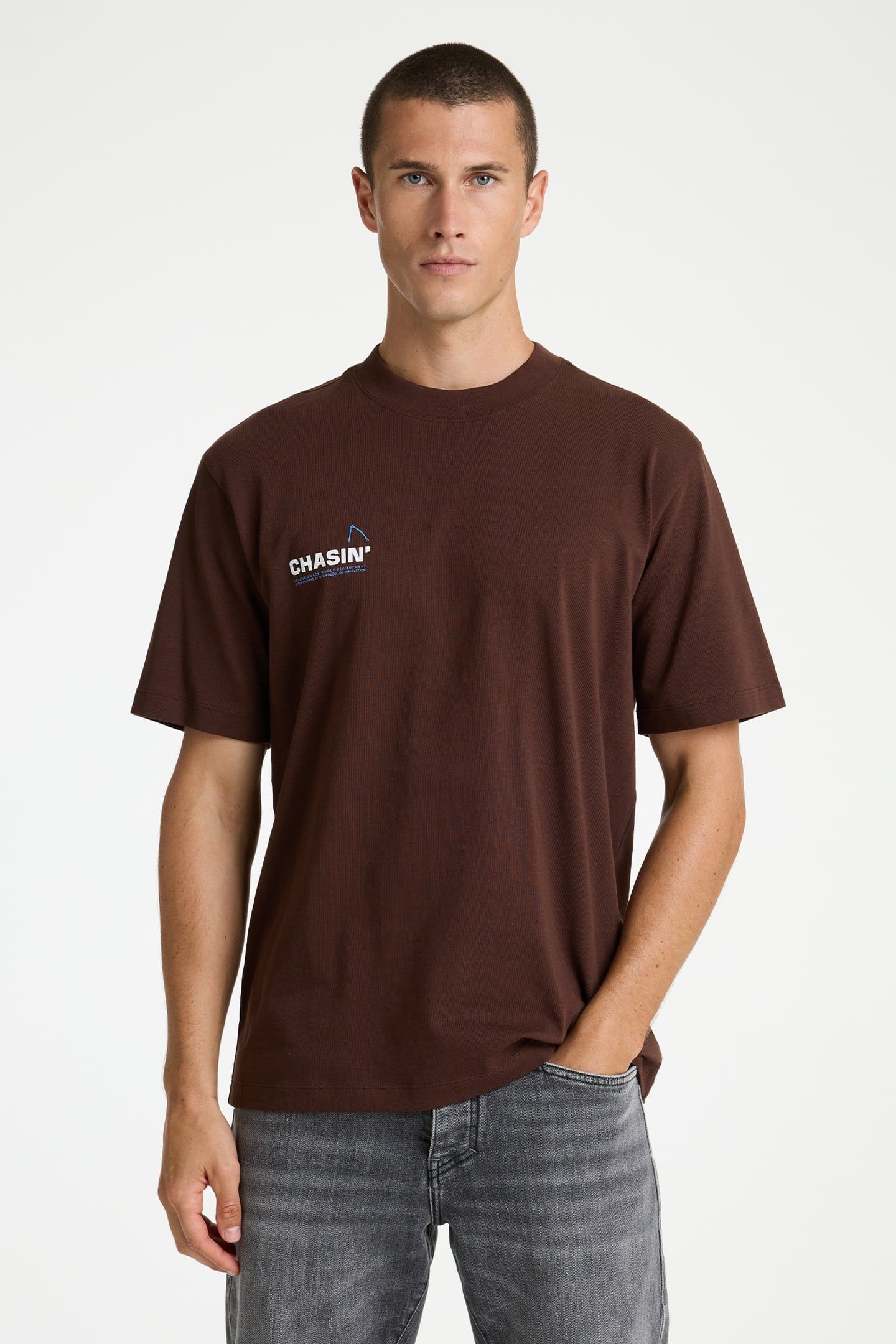 DEXX T-SHIRT SHORT SLEEVE C. COFFEE 1