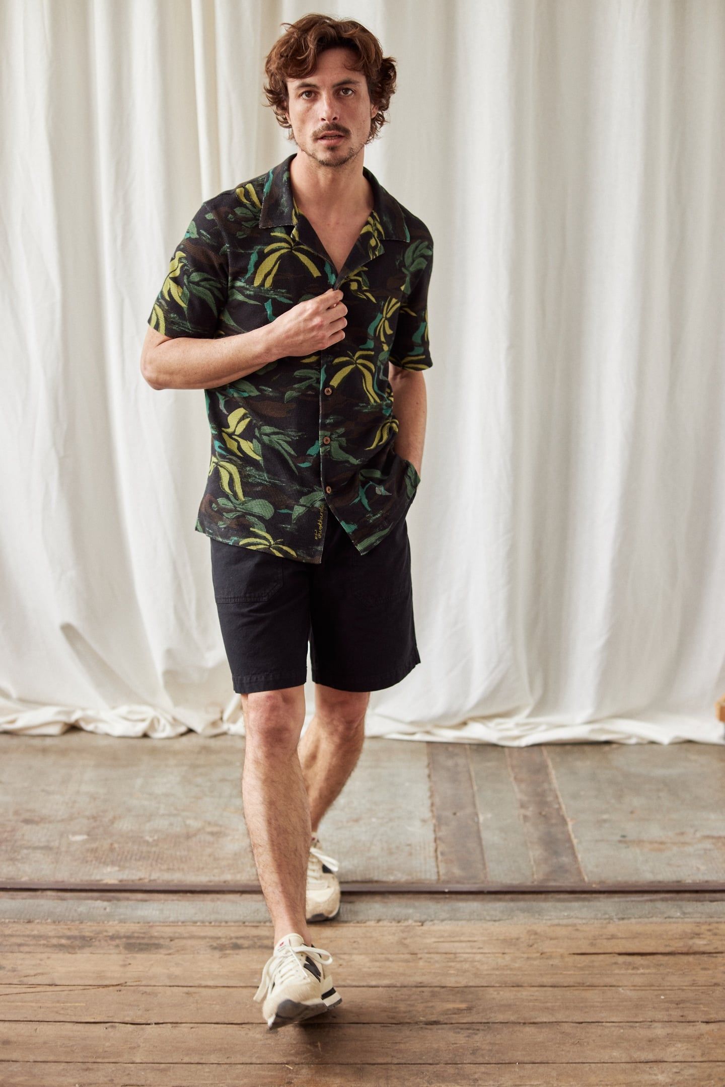 MAZIWI SHIRT DARK GREEN/KHAKI 1