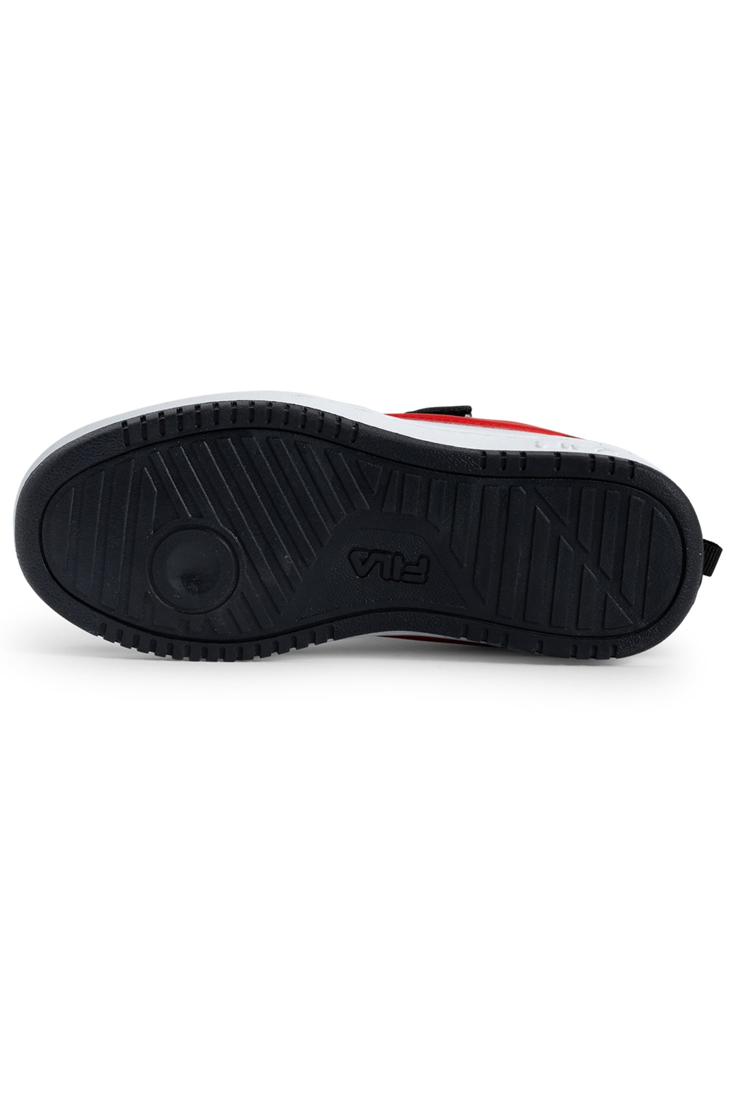 REGA NF VELCRO KIDS BLACK-FILA RED 8