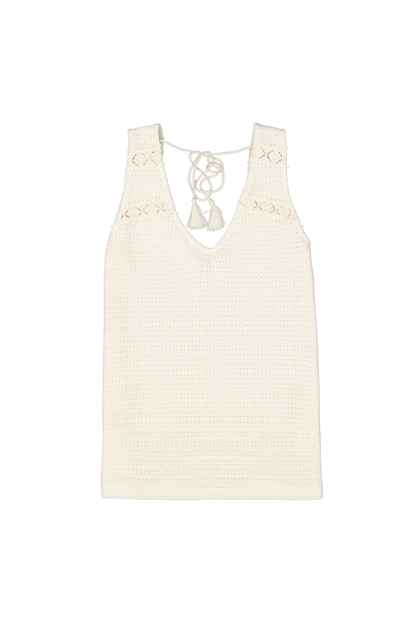 LADIES SINGLET ECRU 5