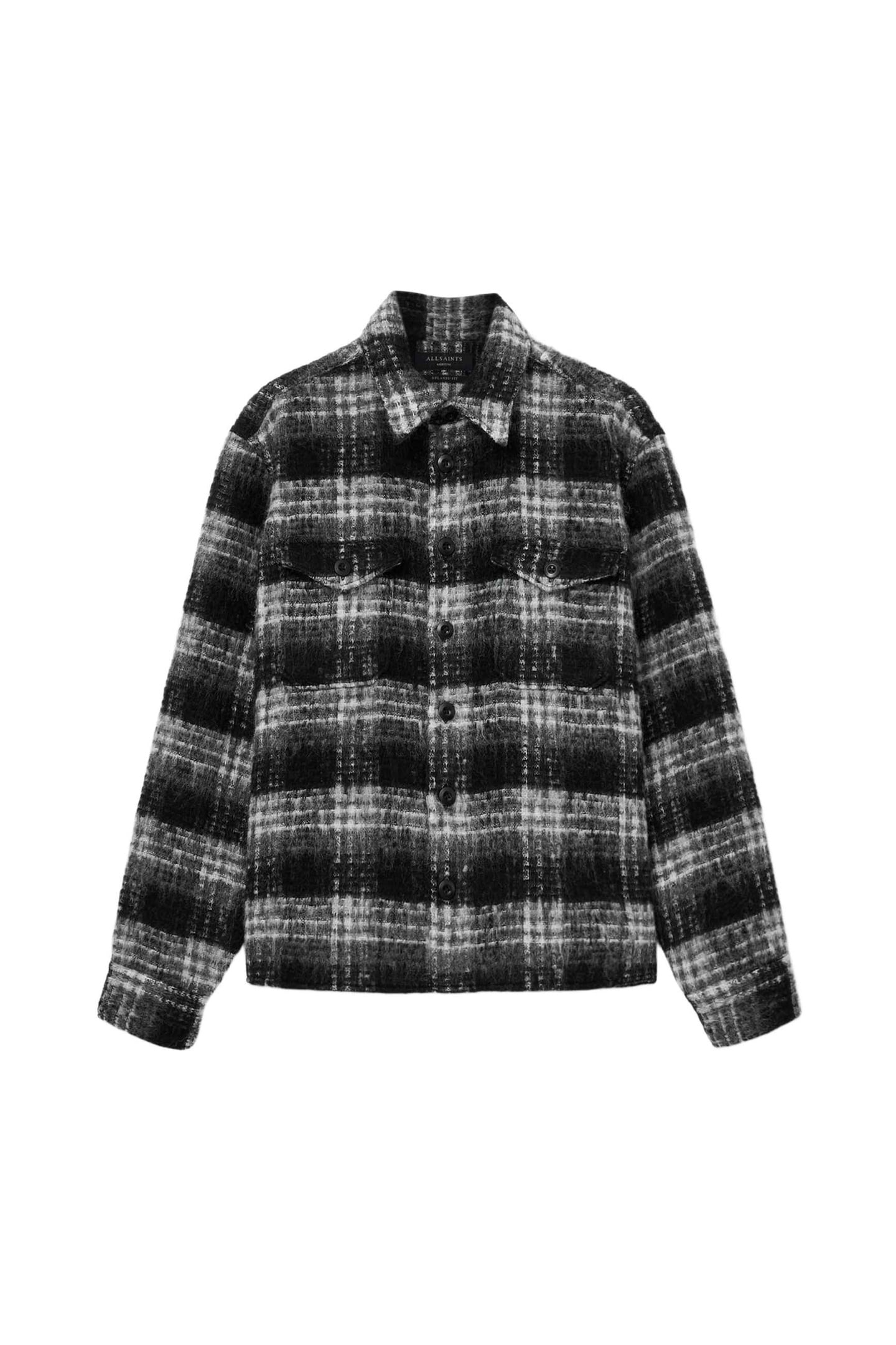 KOREY LS SHIRT BLACK/CHARCOAL 6