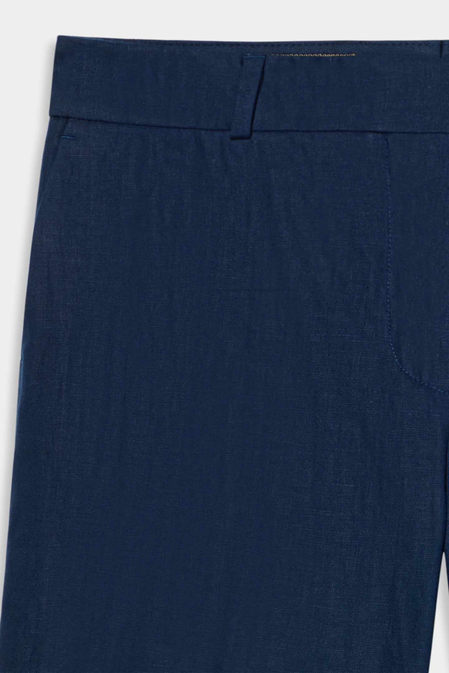 FRONT TROUSERS LINEN INDIGO 7