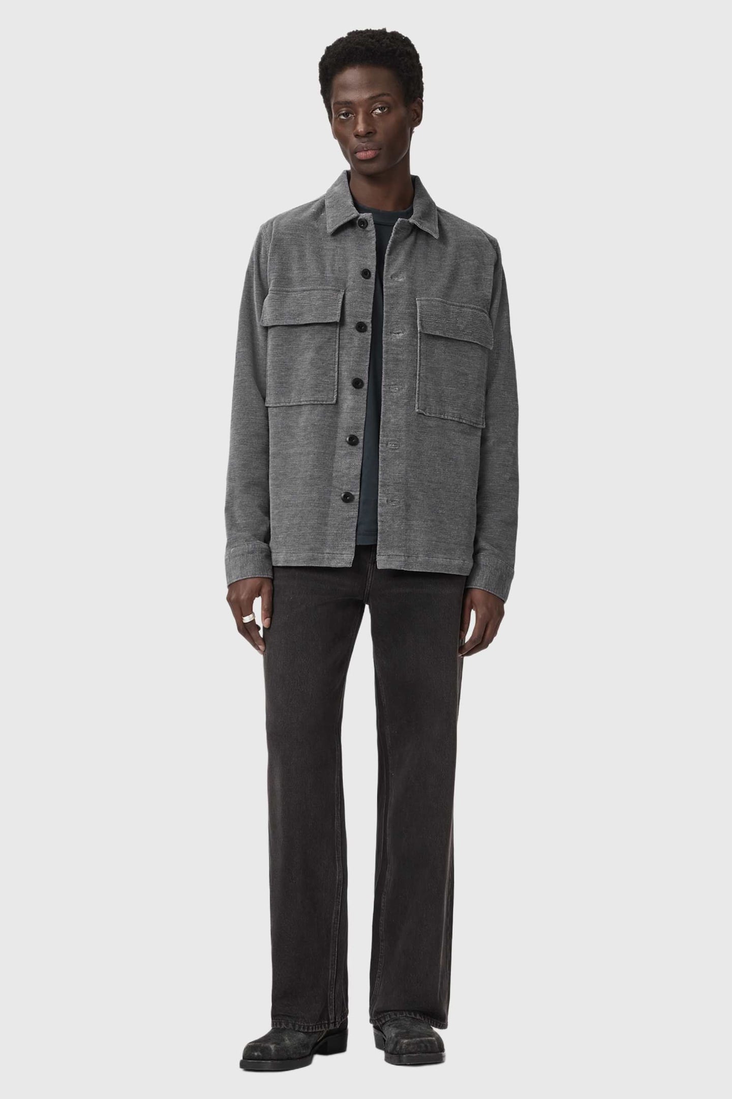 HAWKER LS SHIRT LIGHT GREY 4