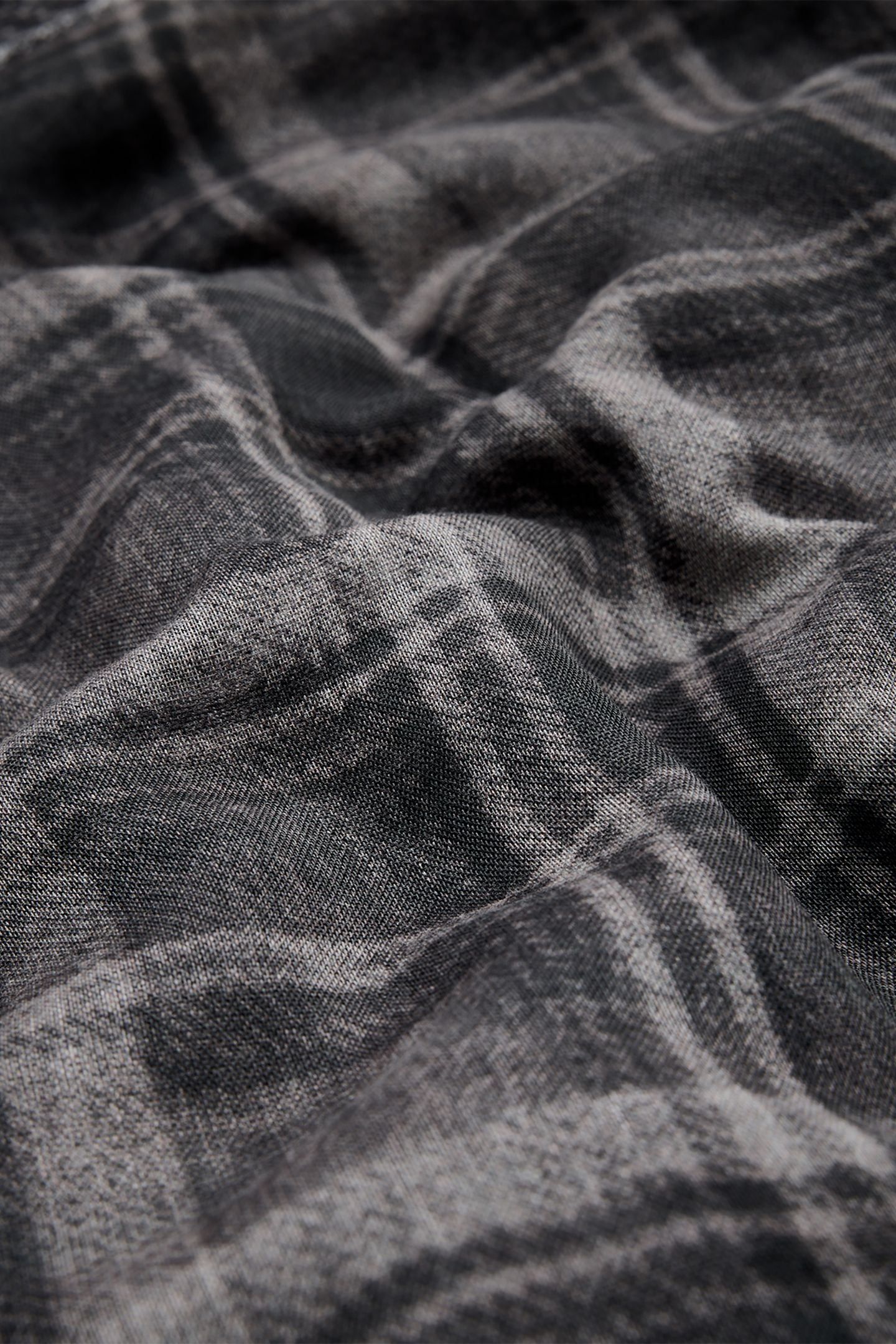RUMI CHECK SCARF GREY DENIM 4
