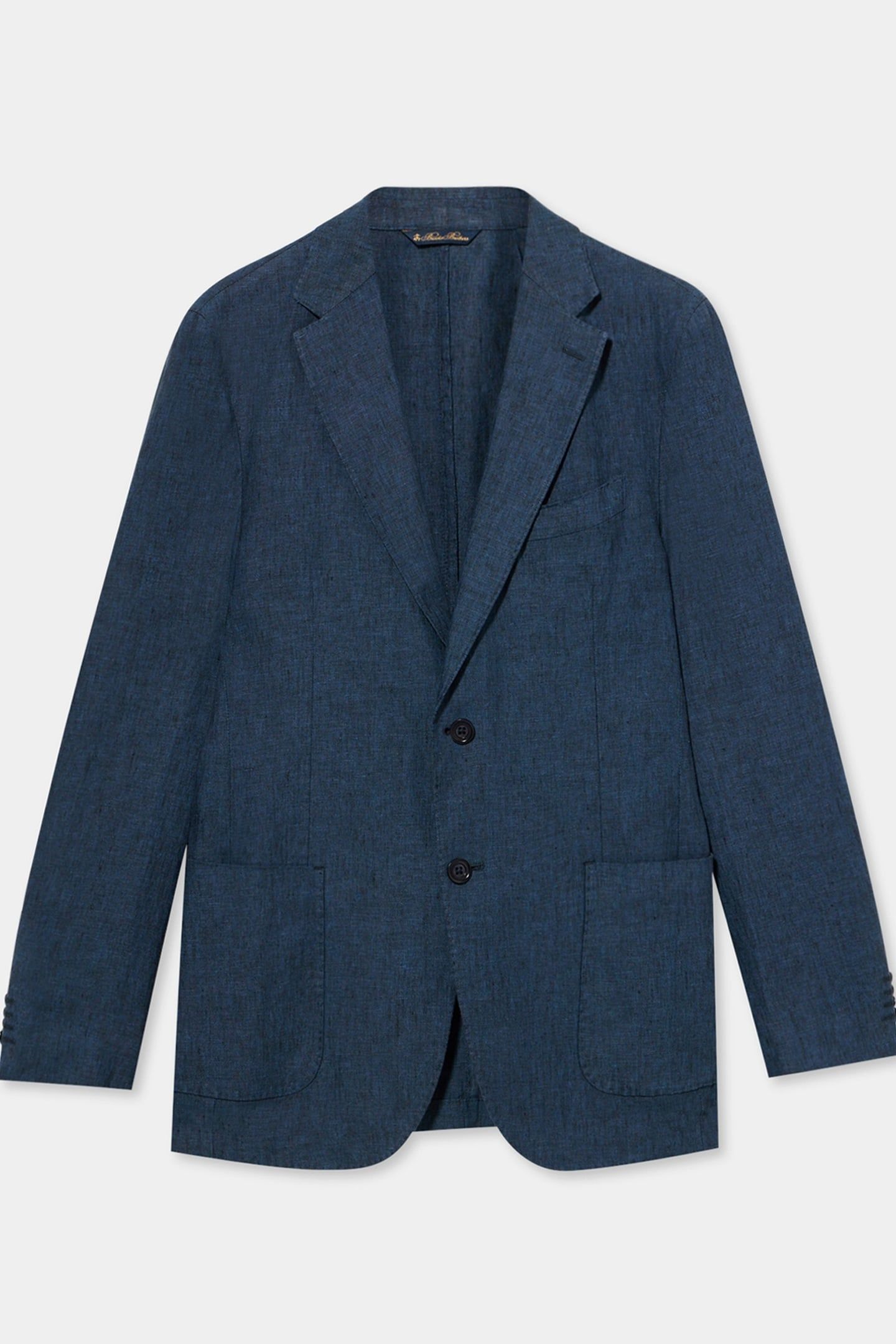 JACKET REGULAR LINING LINEN BLUE 3