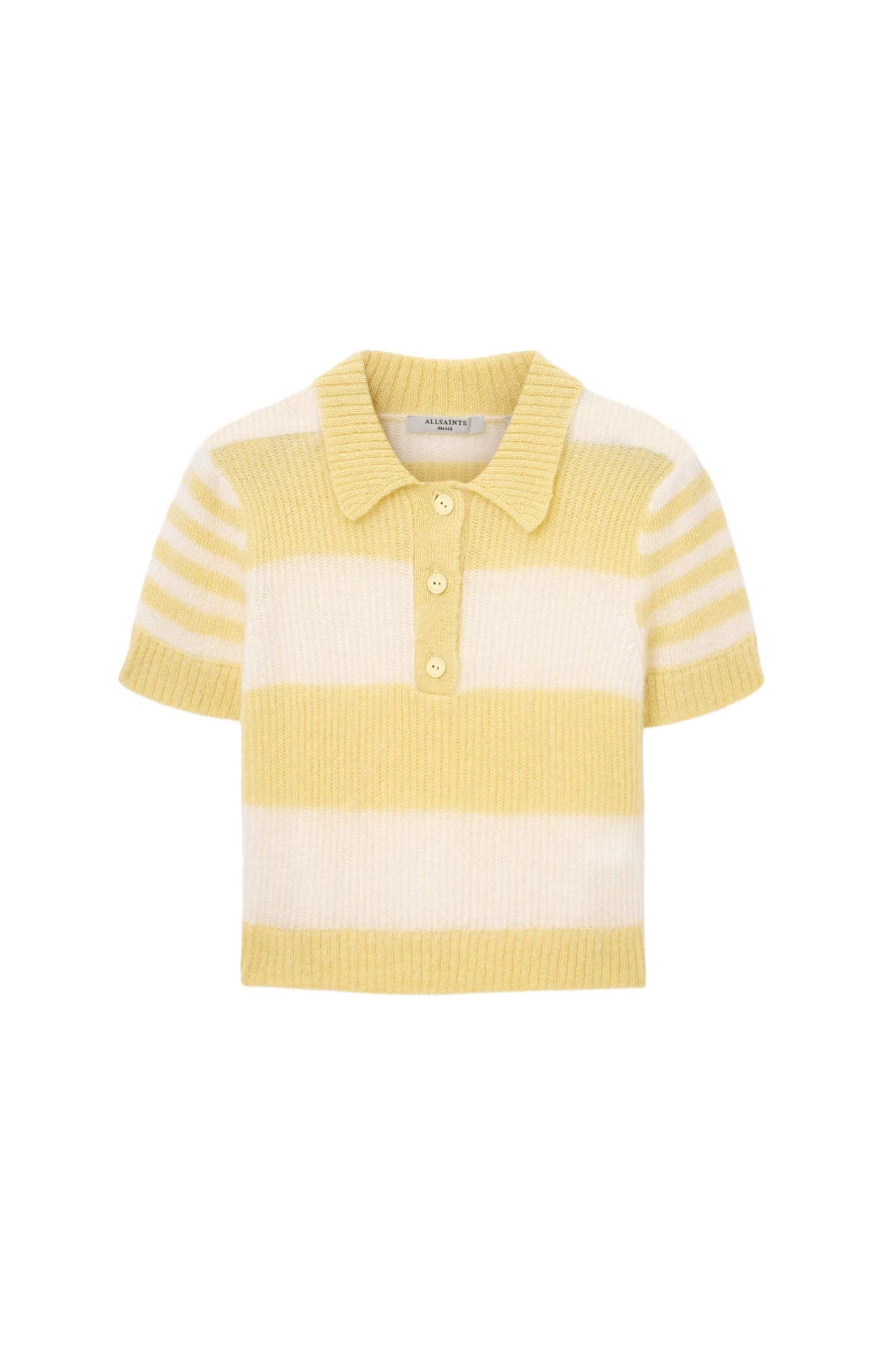 CLEM POLO TEE HAY YELLOW/WHITE 6