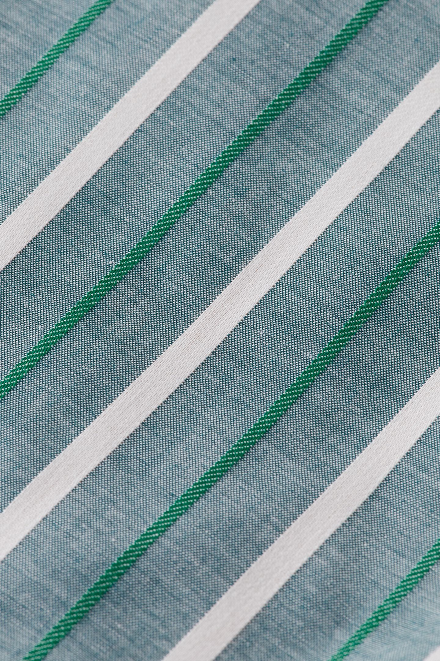 REGULAR FIT DOBBY STRIPE SHIRT PITCH GREEN PINSTRIPE 4