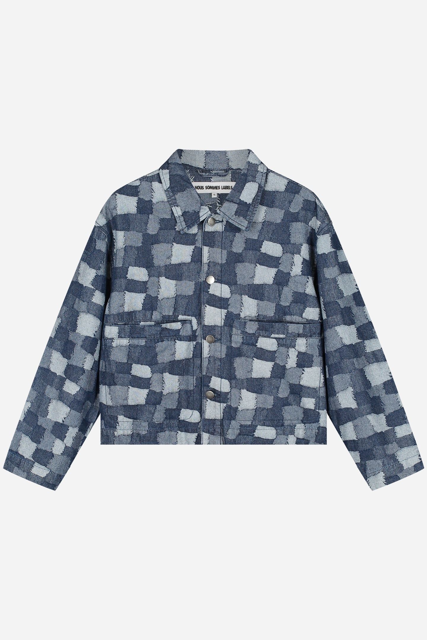 NOUS SOMMES LABELS – VINNIE PATCHWORK JACKET BLUE 5
