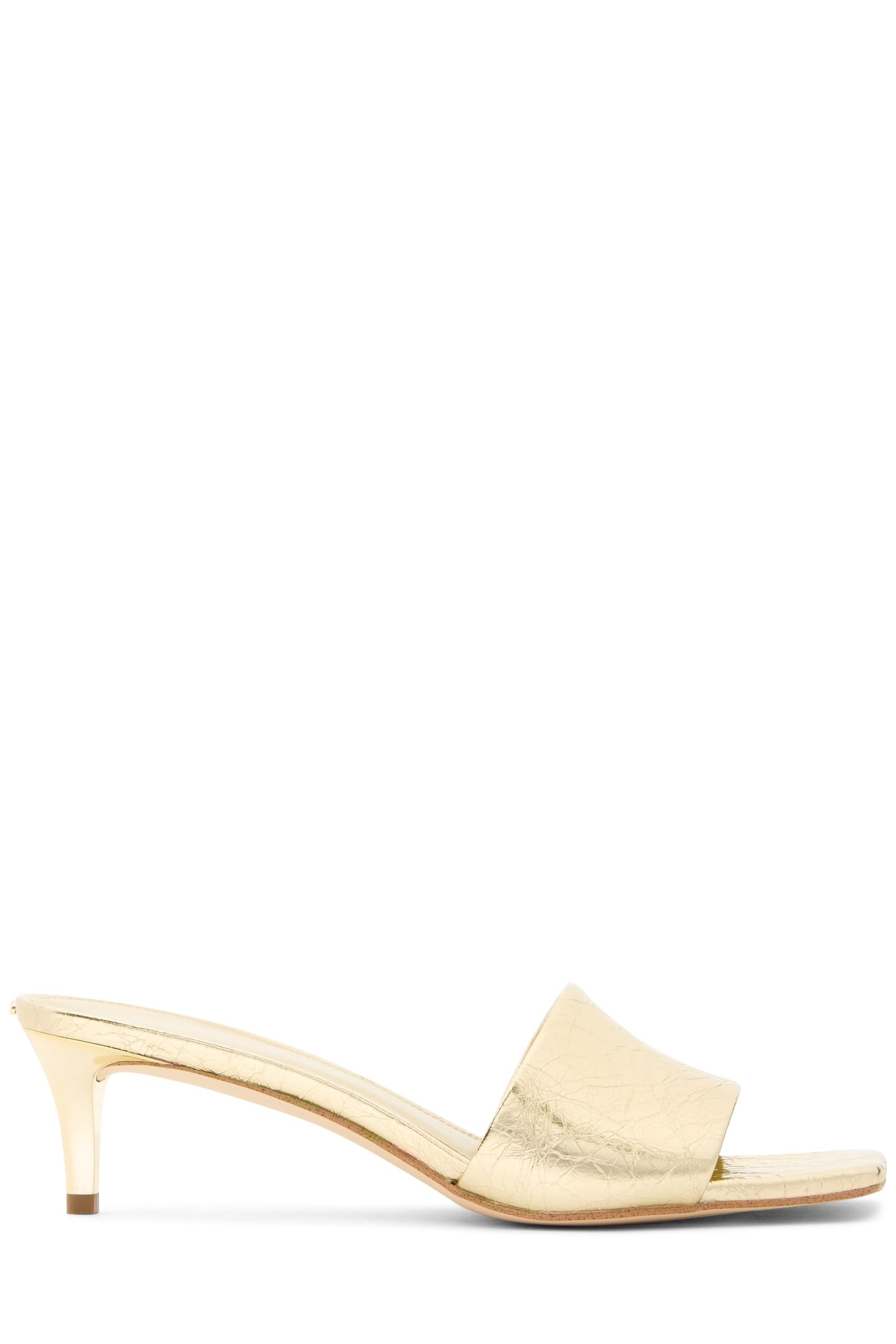 ELYSE MULE SANDAL PALE GOLD 1