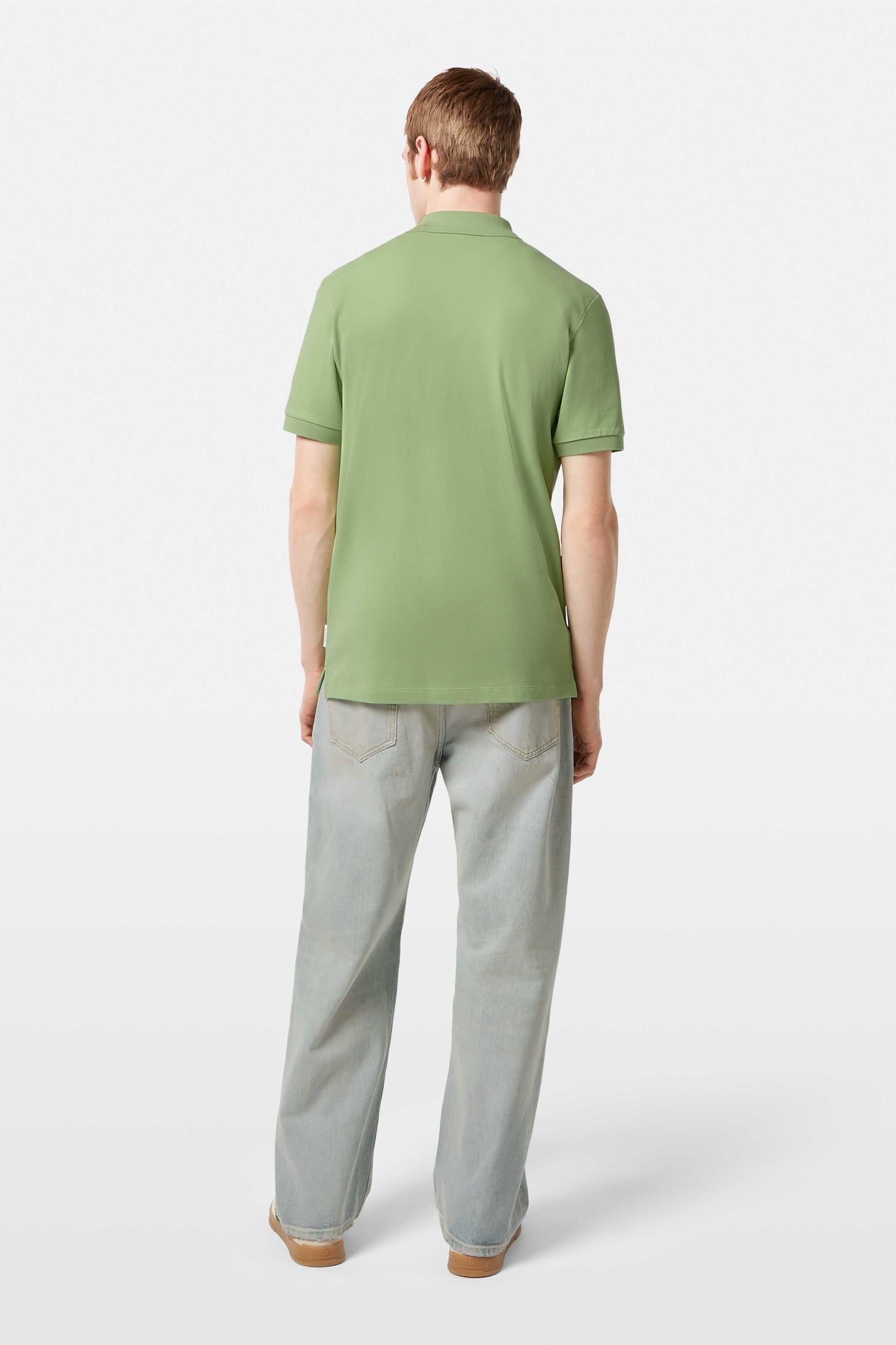 SEASONAL CORE - COTTON PIQUE REGULAR FIT POLO PISTACHIO 3