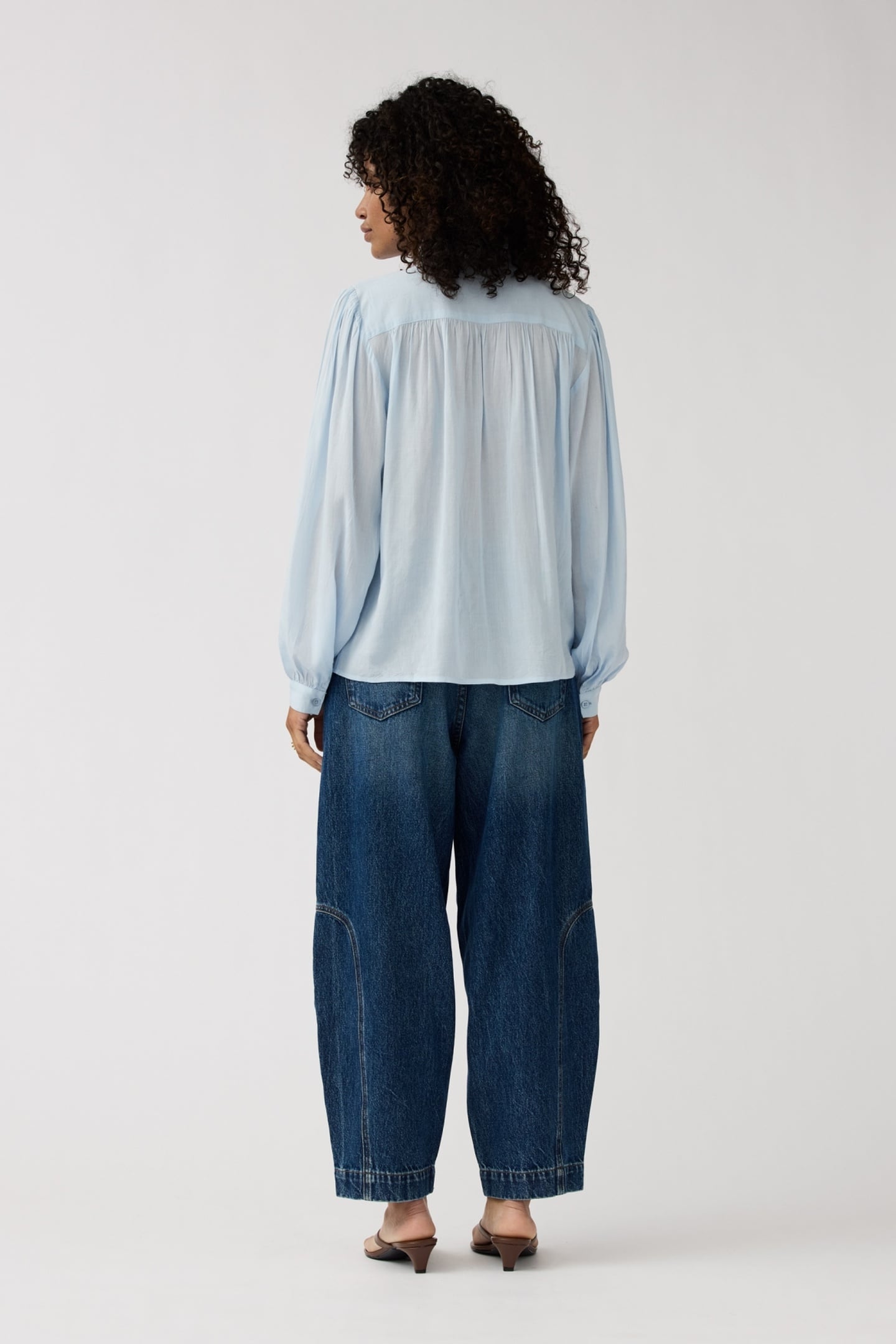 BLOUSE LUX FADED BLUE 3
