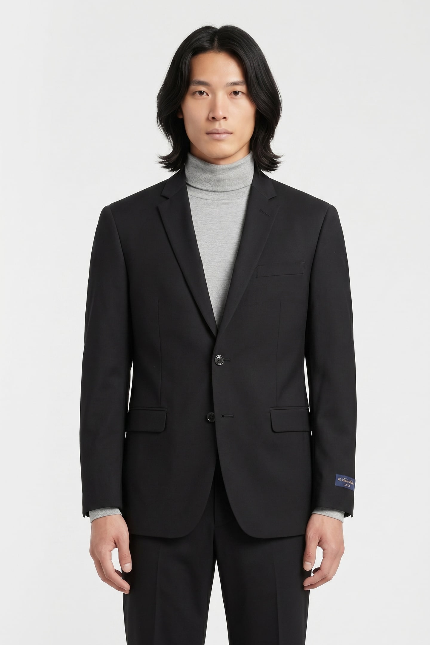 SLIM-FIT TWILL JACKET GREY 1