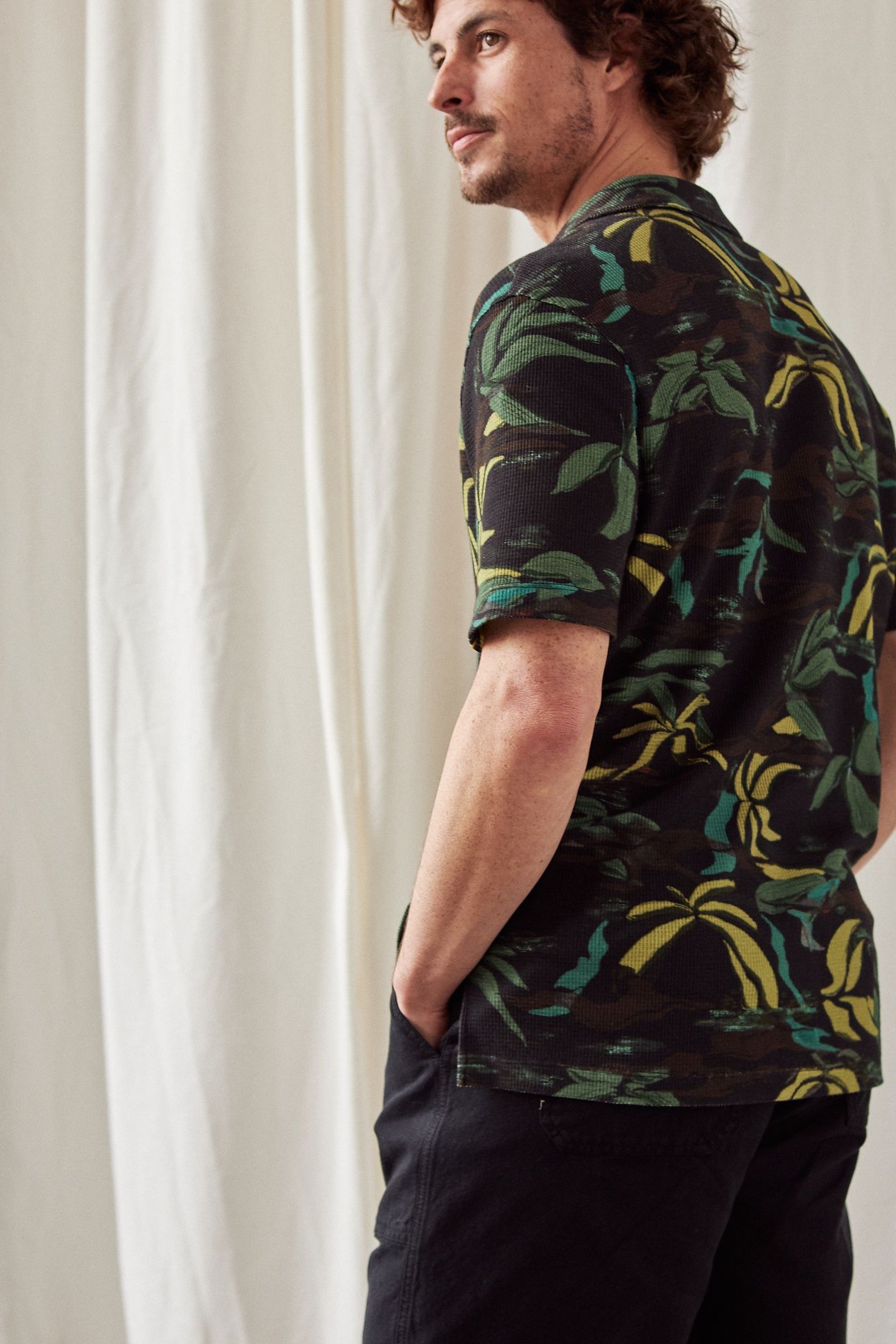 MAZIWI SHIRT DARK GREEN/KHAKI 2