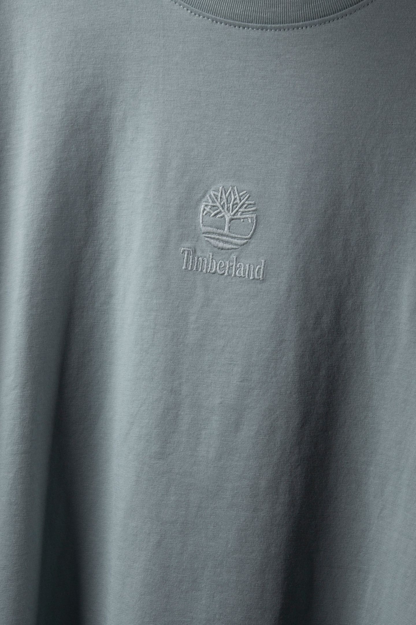HAMPTHON TONAL STACK LOGO TEE SILVER BLUE 4