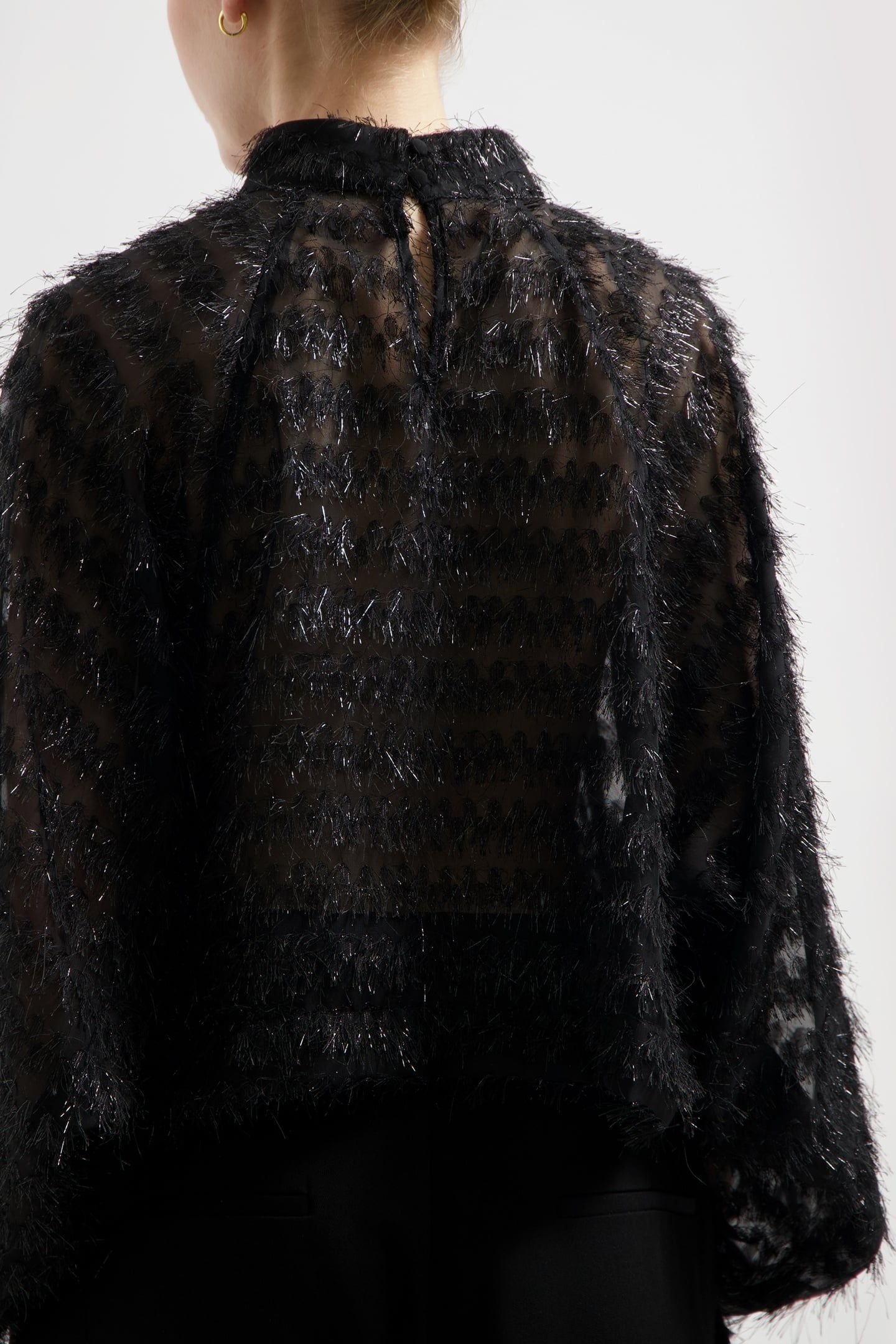 NOUS SOMMES LABELS – REGGIE BLOUSE BLACK 2