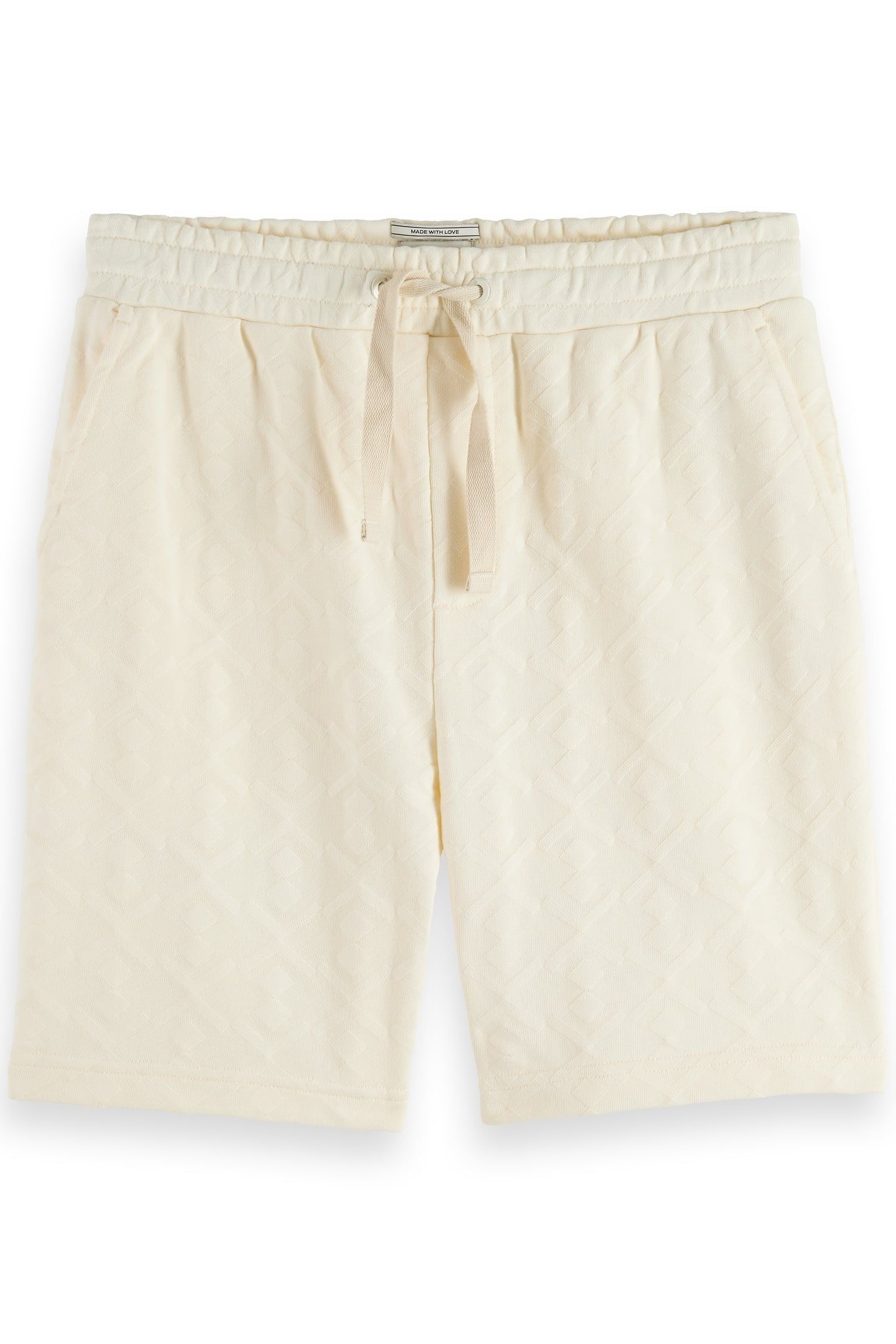 JACQUARD TERRY SWEATSHORTS EGGNOG 4