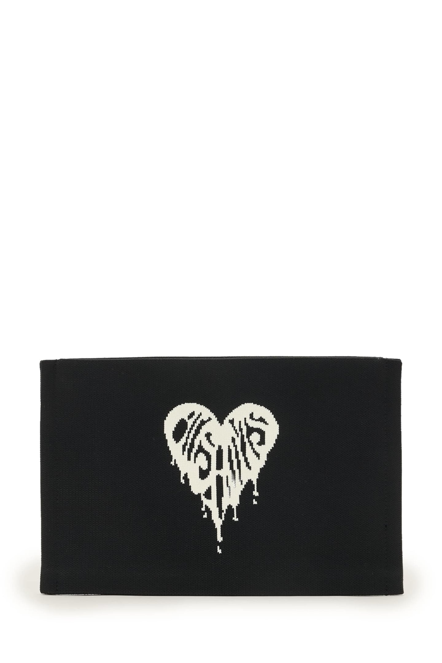 IZZY HEART CLUTCH BLACK 2