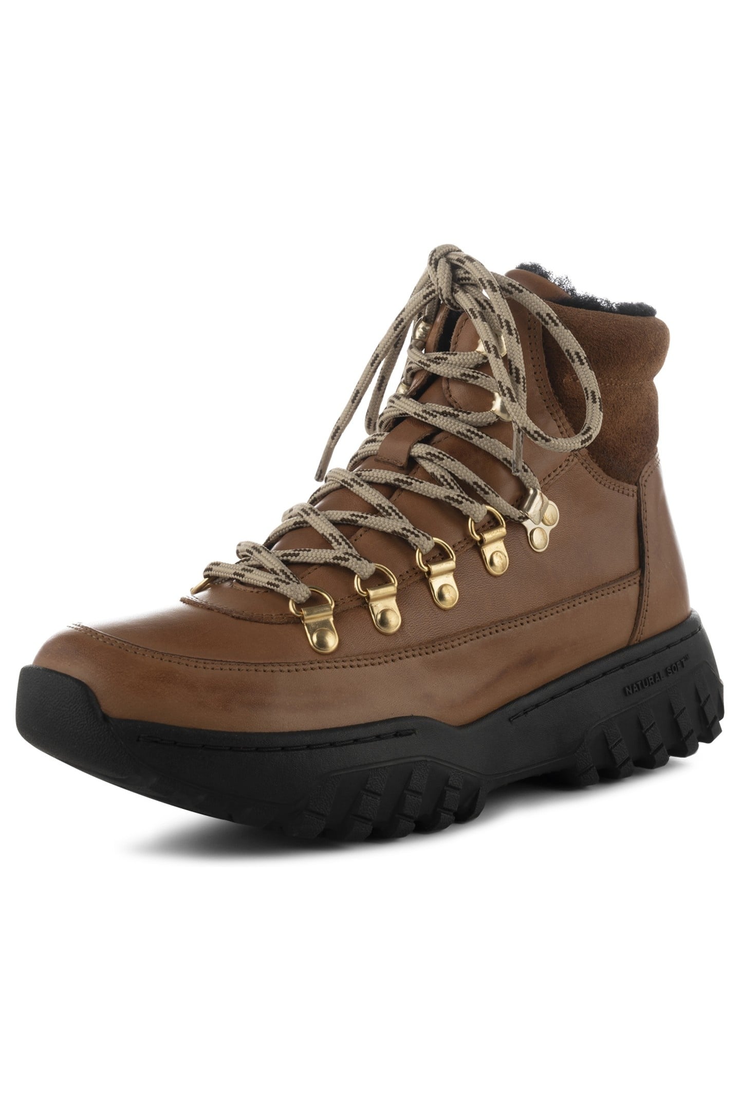 IRIS TRACK LEATHER TAN 3