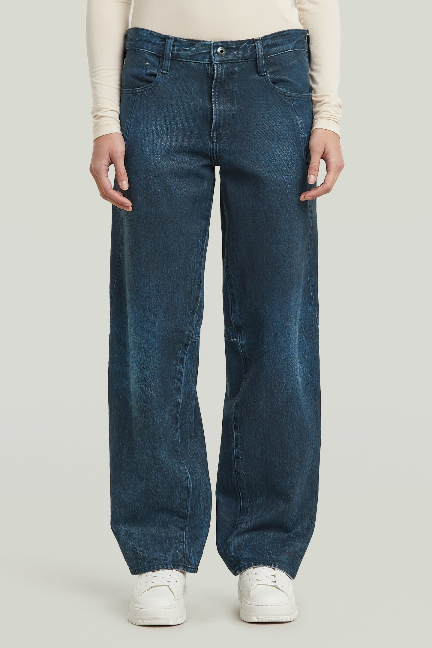 CONTOR 3D LOOSE JEANS BLUE 1