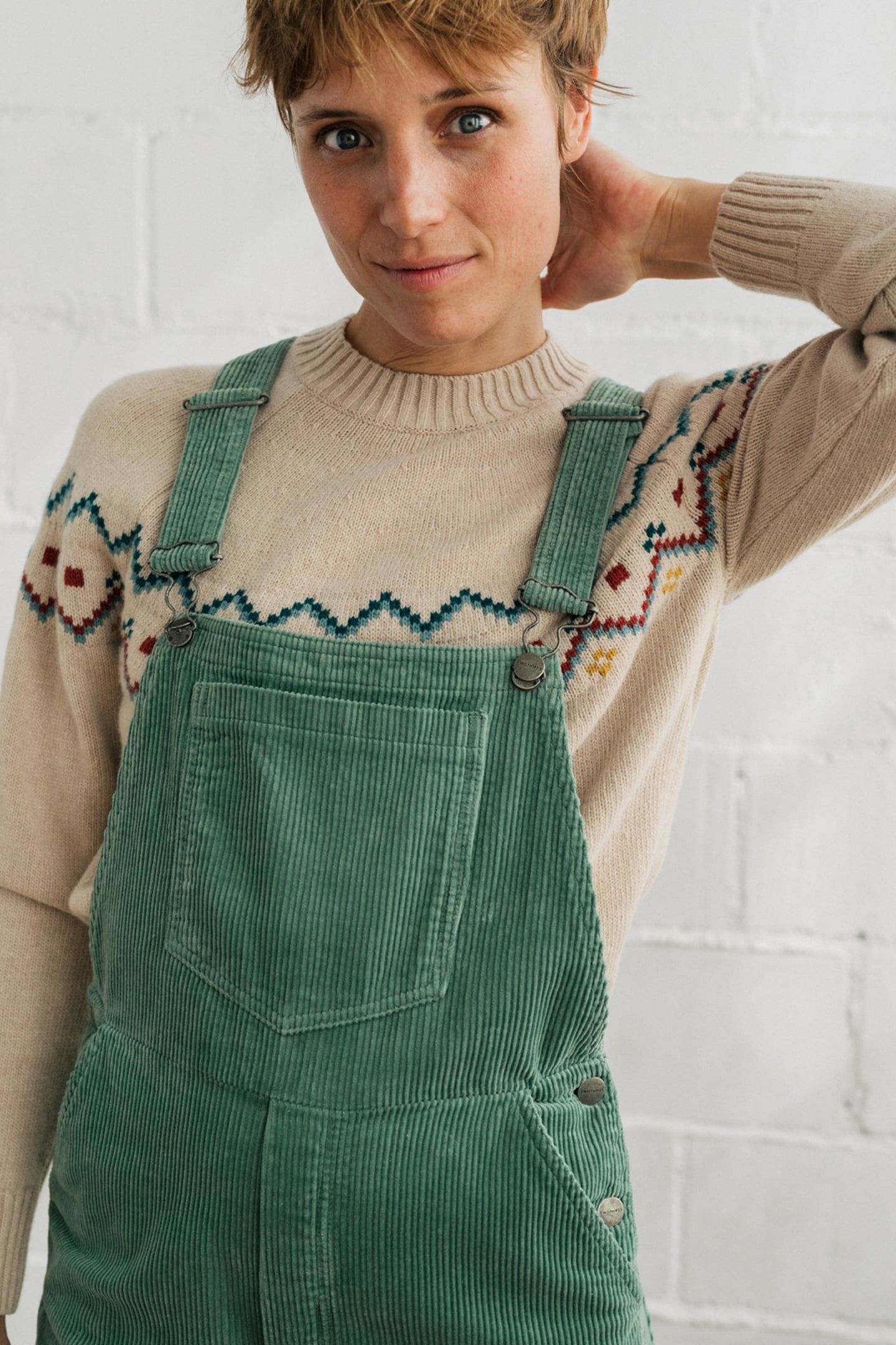 CORREA OVERALLS WASHED GREEN 1