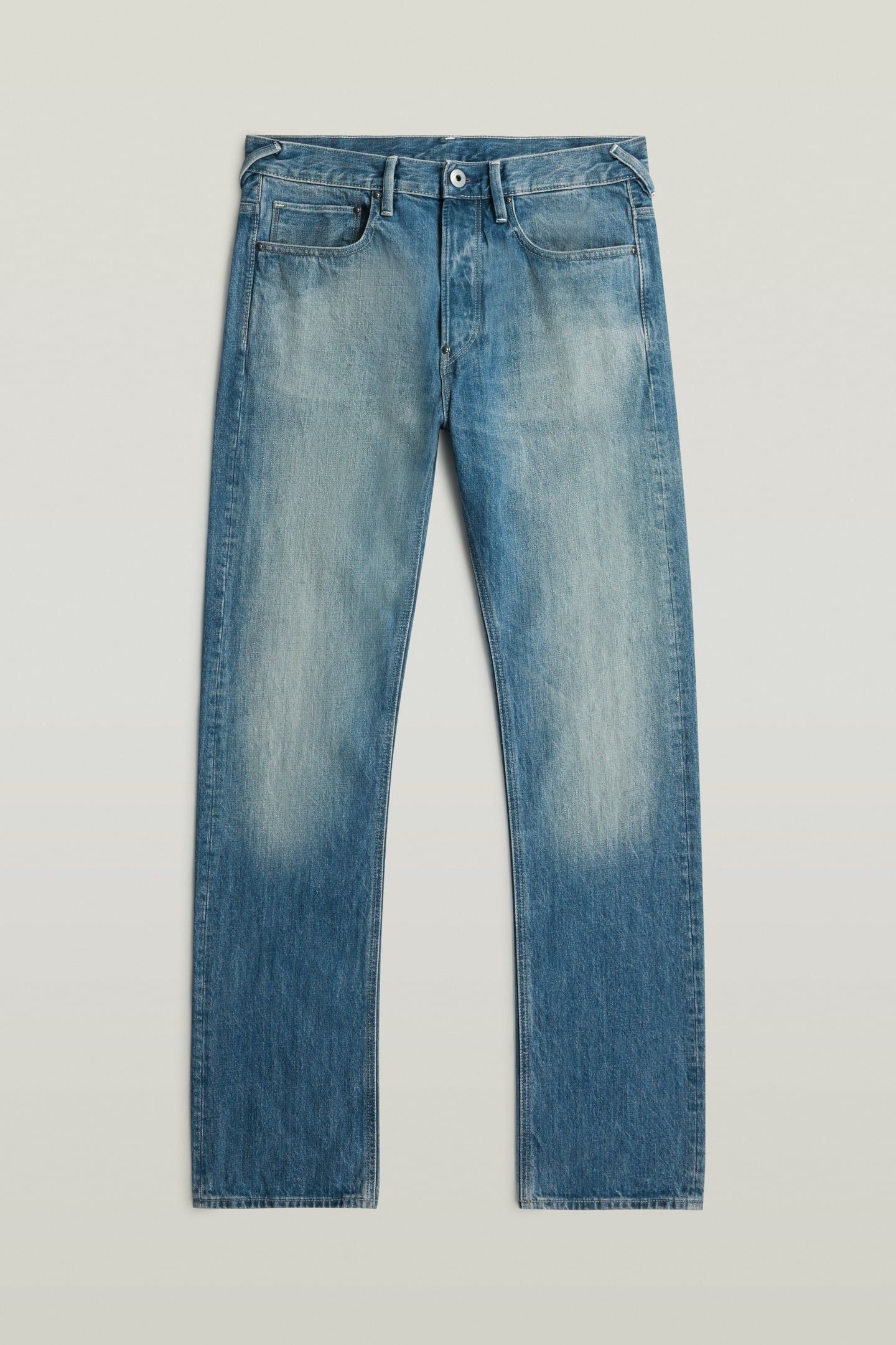 US FIRST CINCH TAPERED JEANS MEDIUM BLUE 5