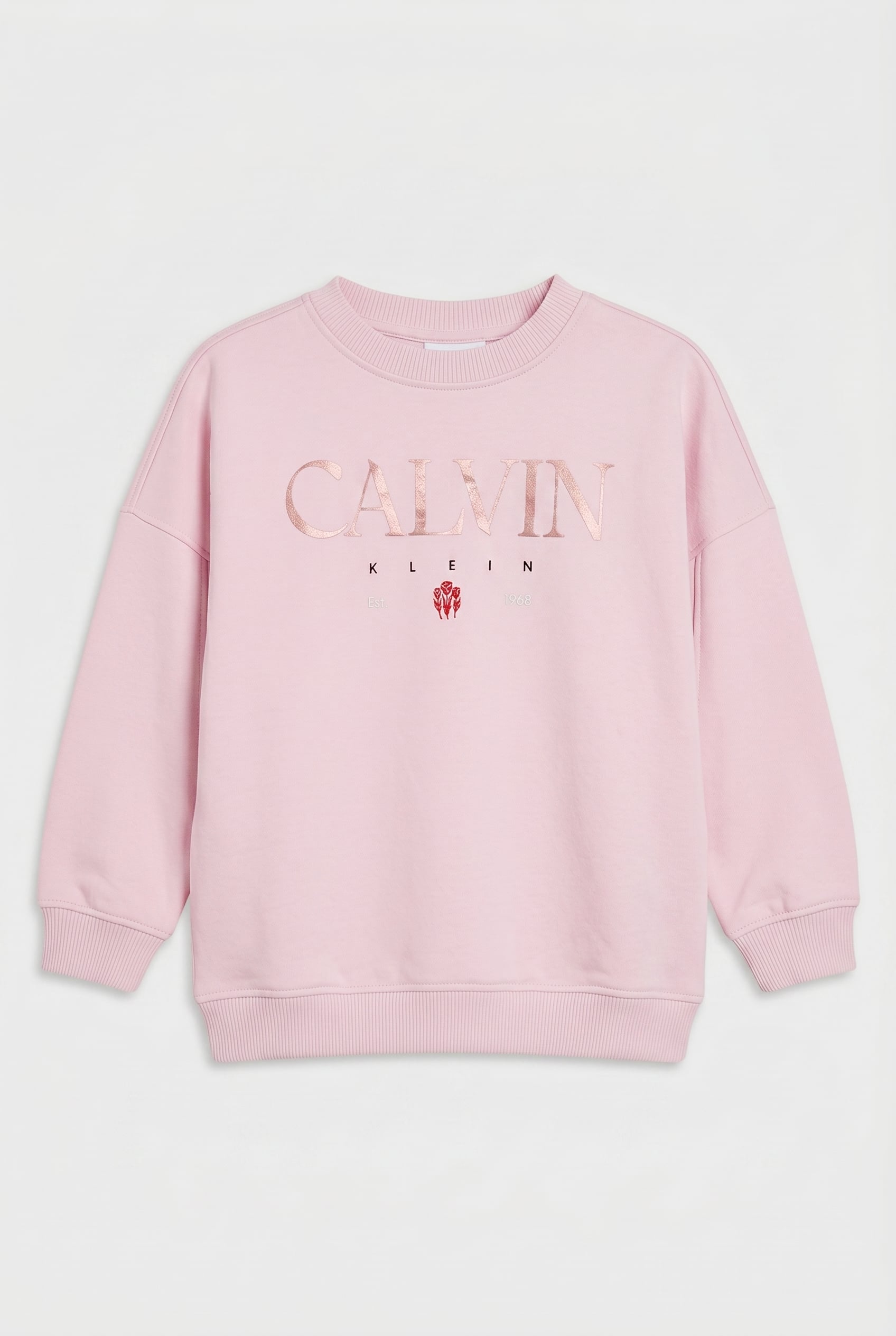 GIRLS MULTI COLOR SWEATER PEARLY PINK 1