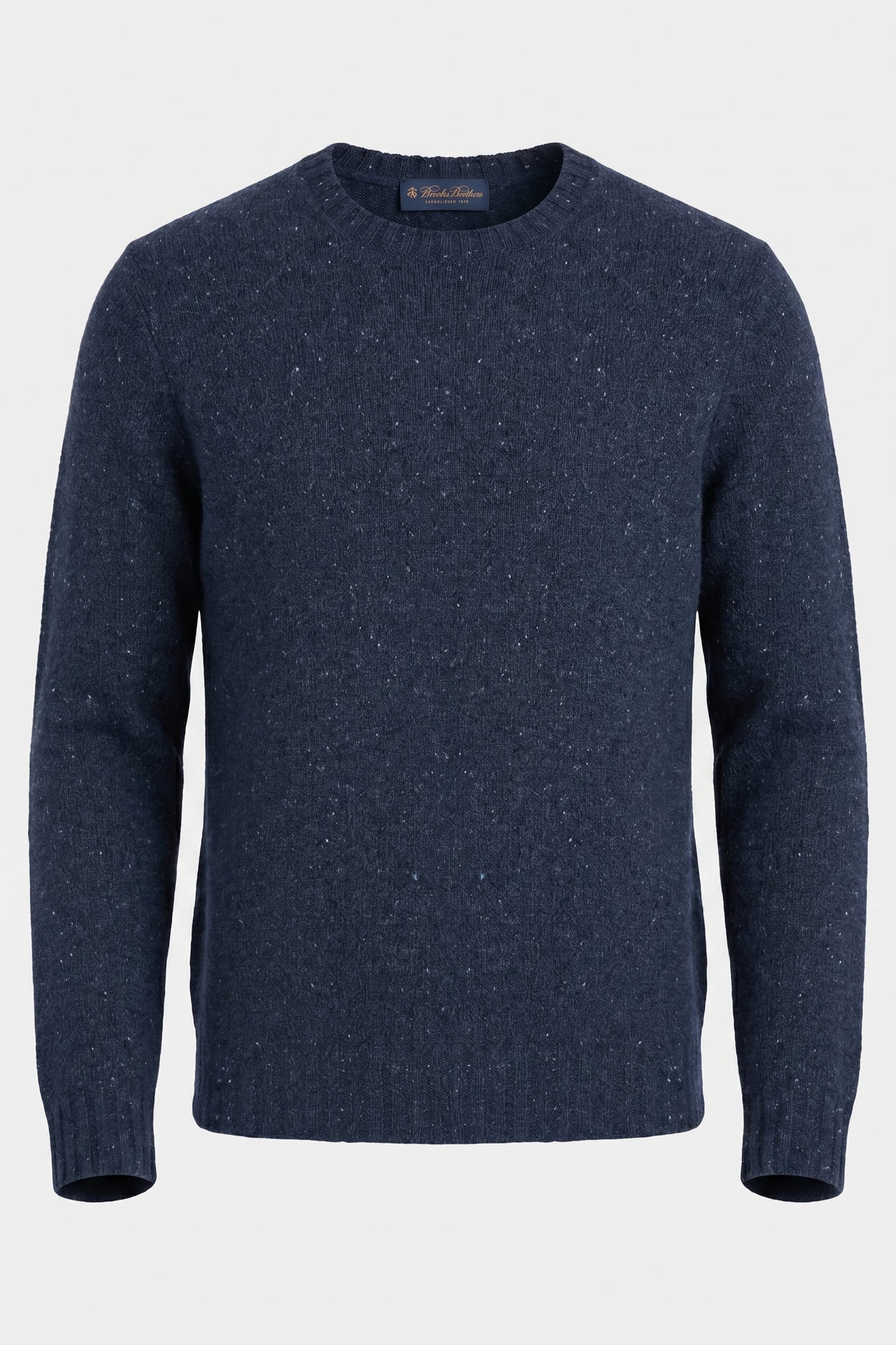 WOOL CREWNECK SWEATER NAVY 5