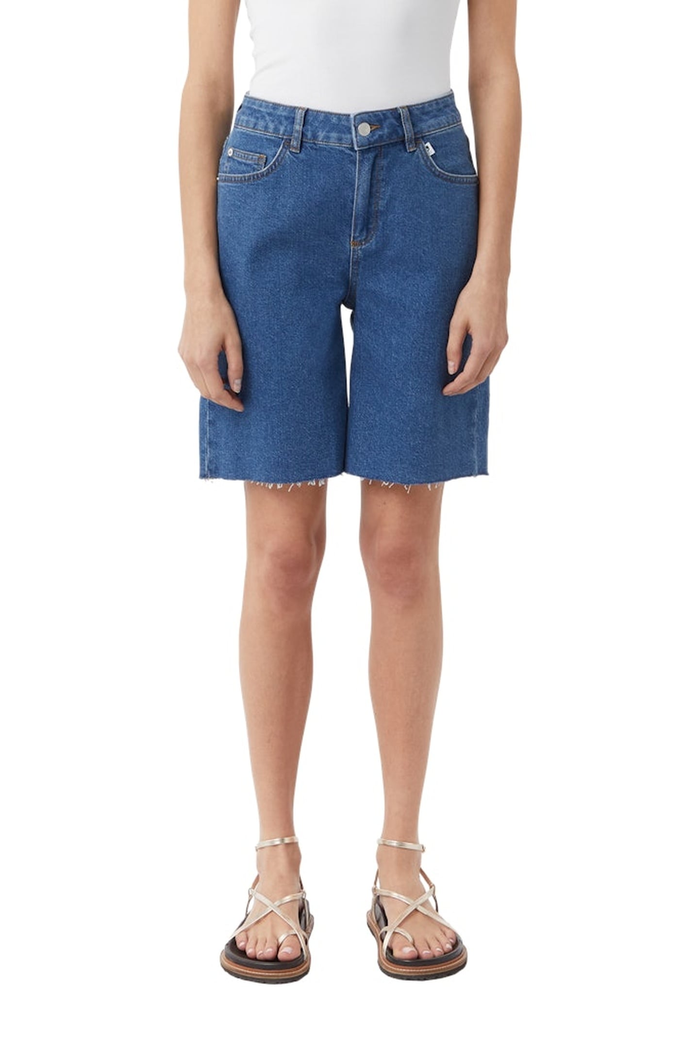 JEANS SHORTS BLUE DENIM 1