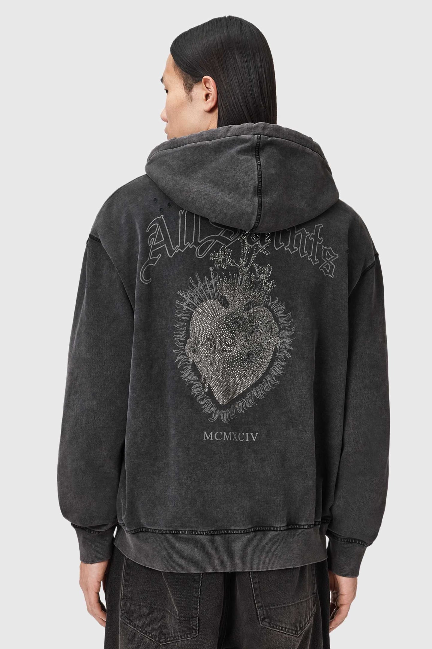 SABBATH OTH HOODY WASHED BLACK 3