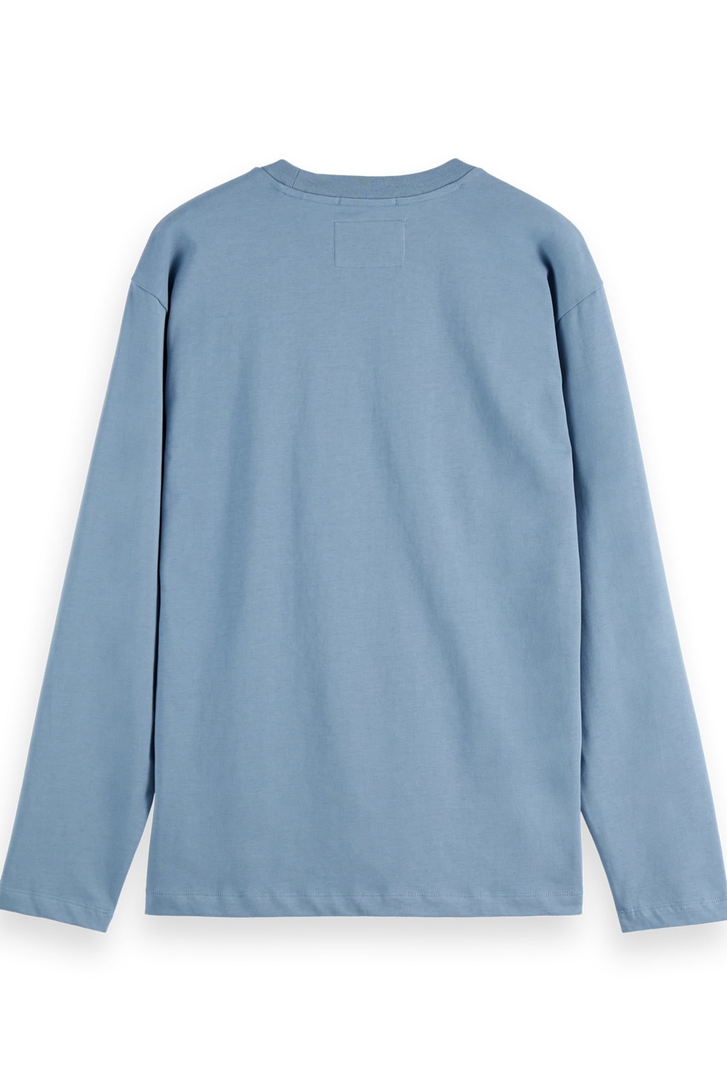 RELAXED-FIT LONG-SLEEVED ARTWORK T-SHIRT FADED DENIM 5