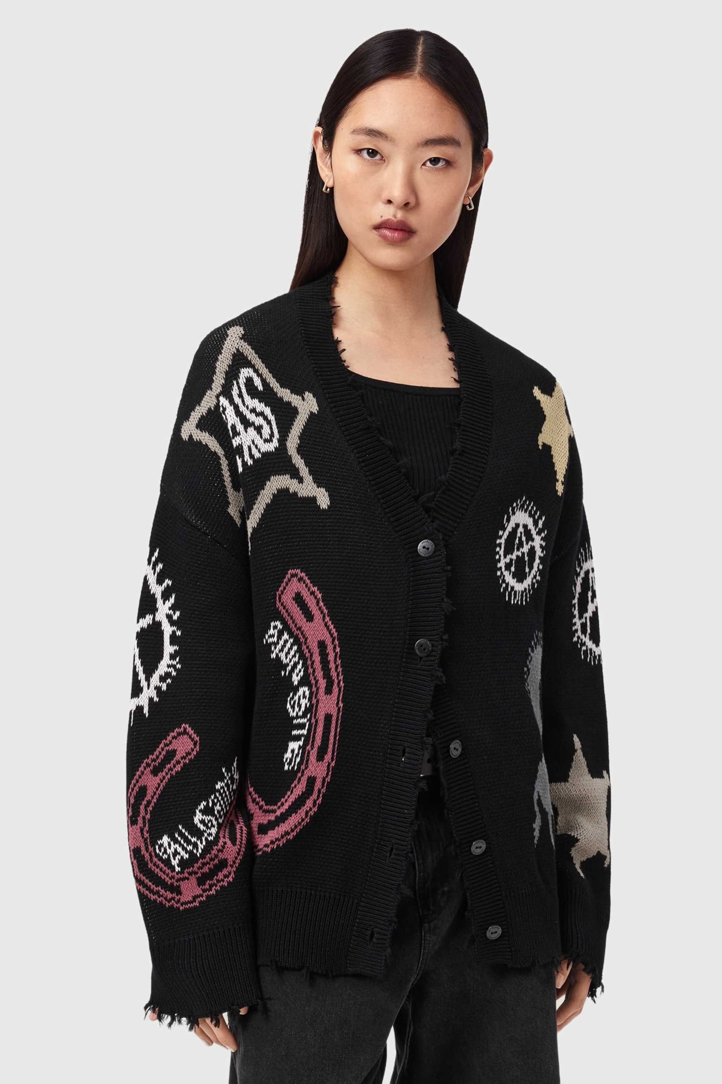 HESTER CARDIGAN BLACK 2