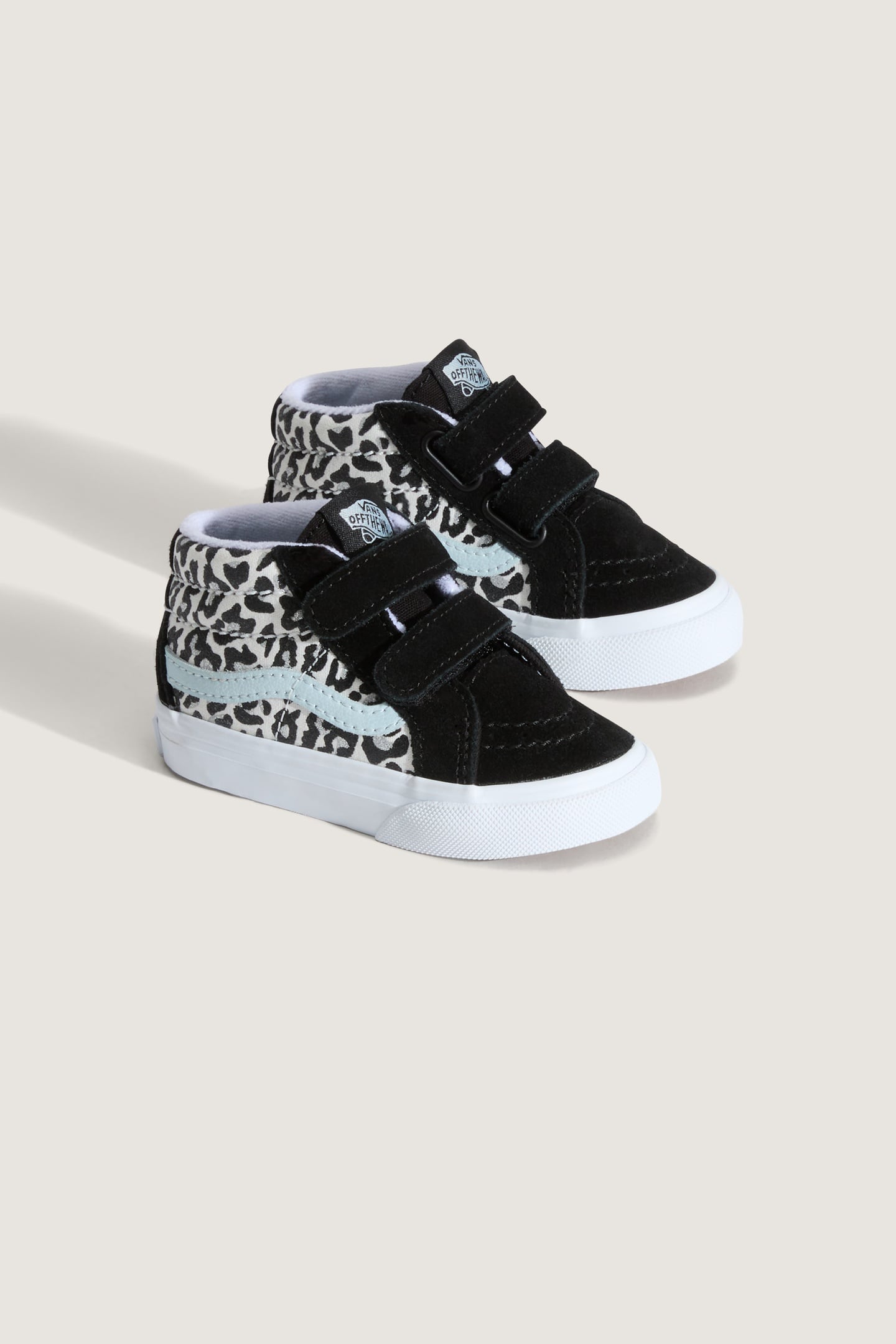 TODDLER SK8-MID REISSUE V LEOPARD GLITTER PASTEL BLUE 3