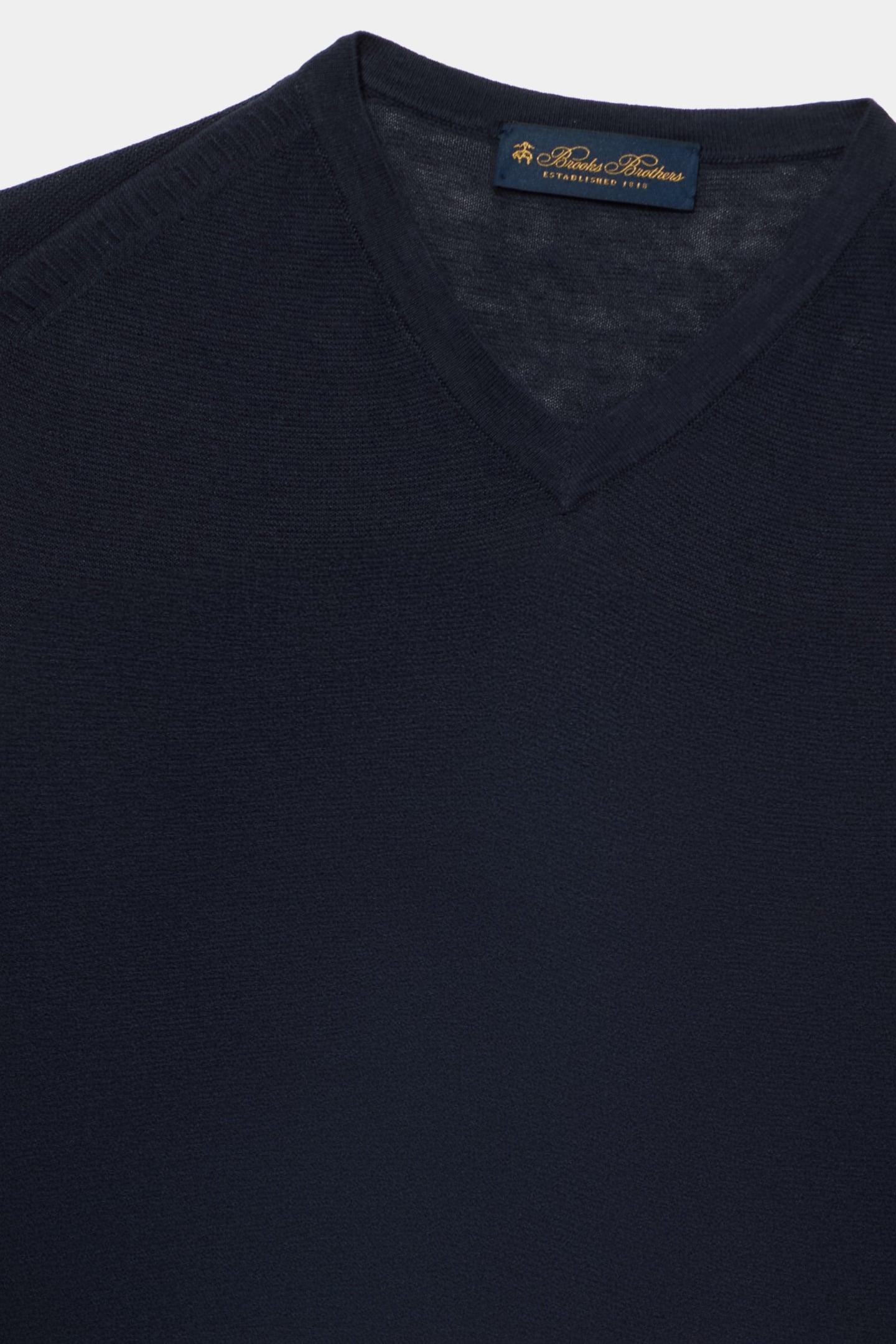 V-NECK ORGANIC COTTON NAVY 4