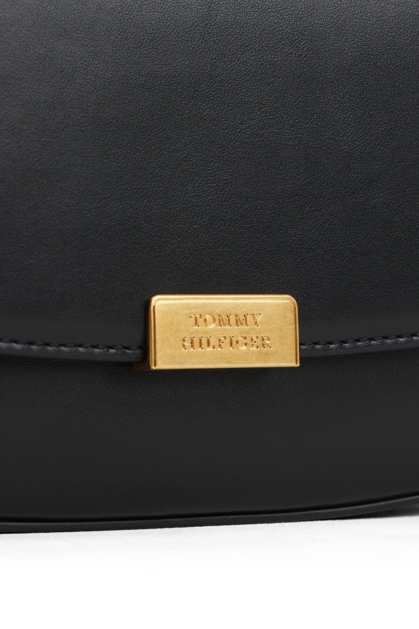 ICONIC LEATHER CROSSBODY BAG BLACK 5
