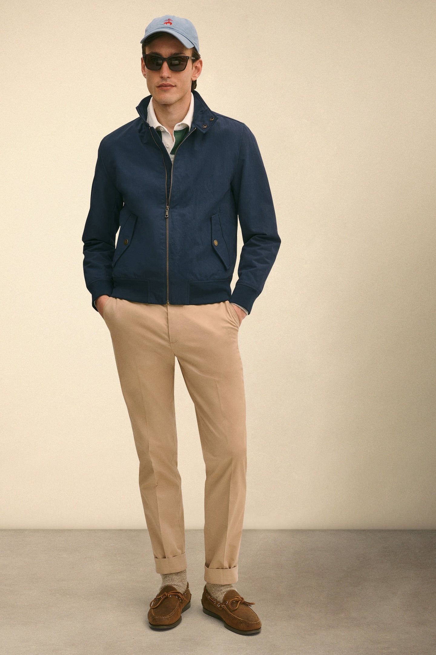 SLIM FIT ADVANTAGE STRETCH CHINO DARK BEIGE 2