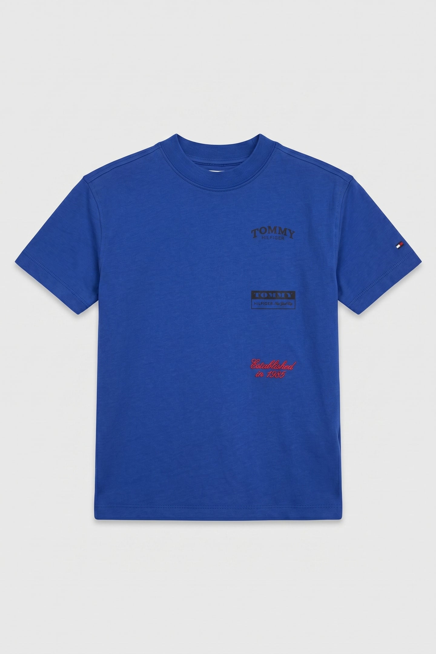 BOYS MULTI PRINT T-SHIRT MAJESTY BLUE 2