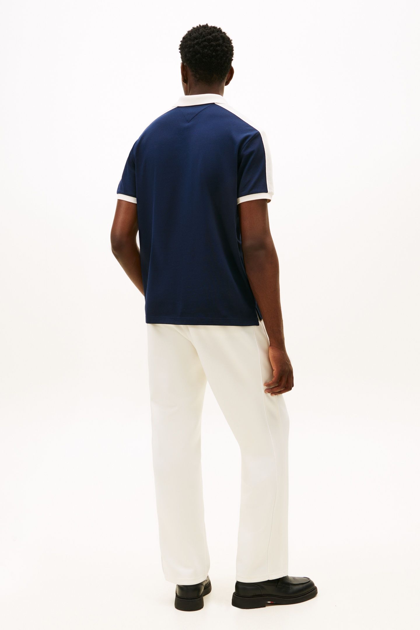 MESH DETAIL CLASSIC POLO DARK NIGHT NAVY 3