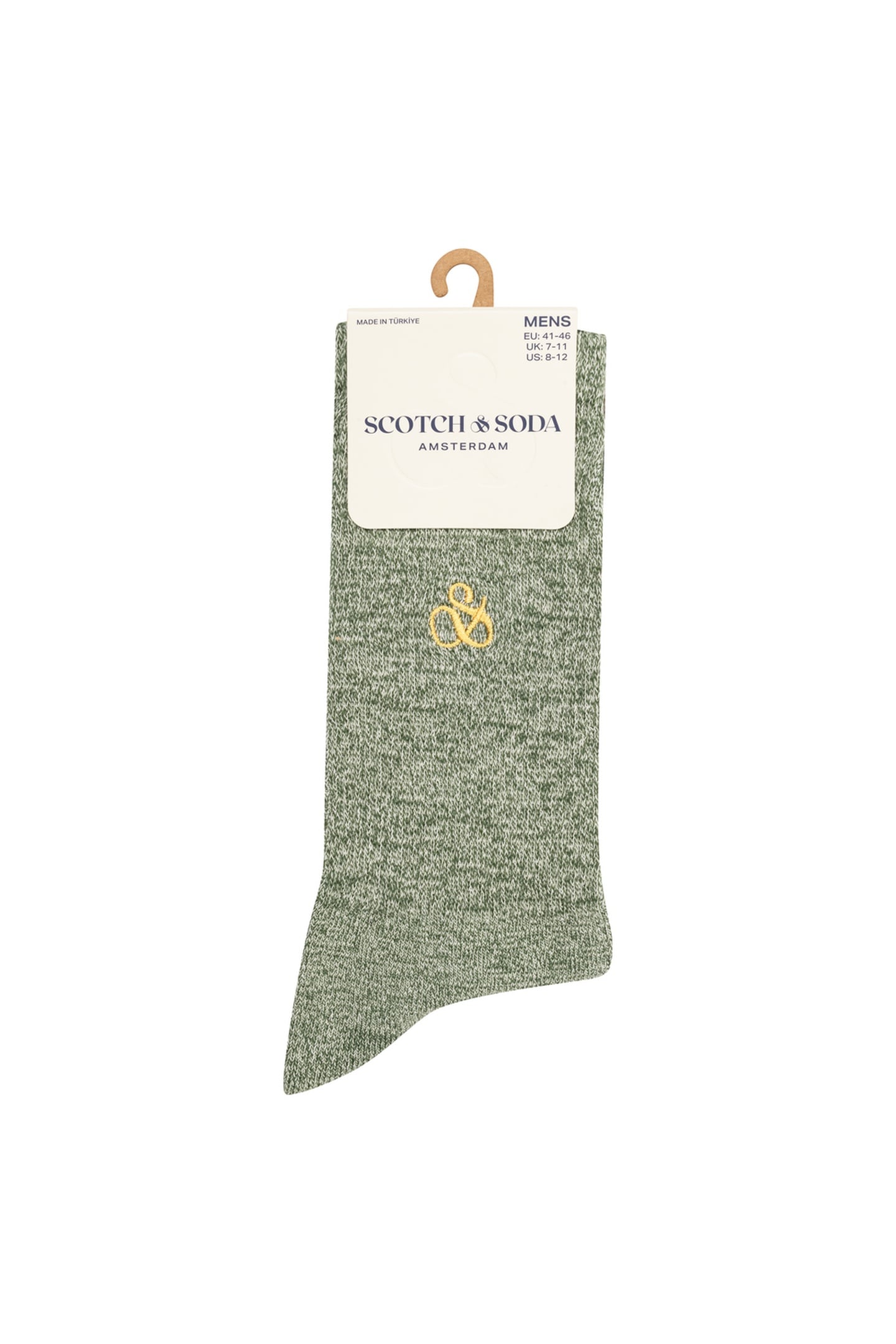 3PK MENS NON TERRY RIBBED CREW GREEN 2