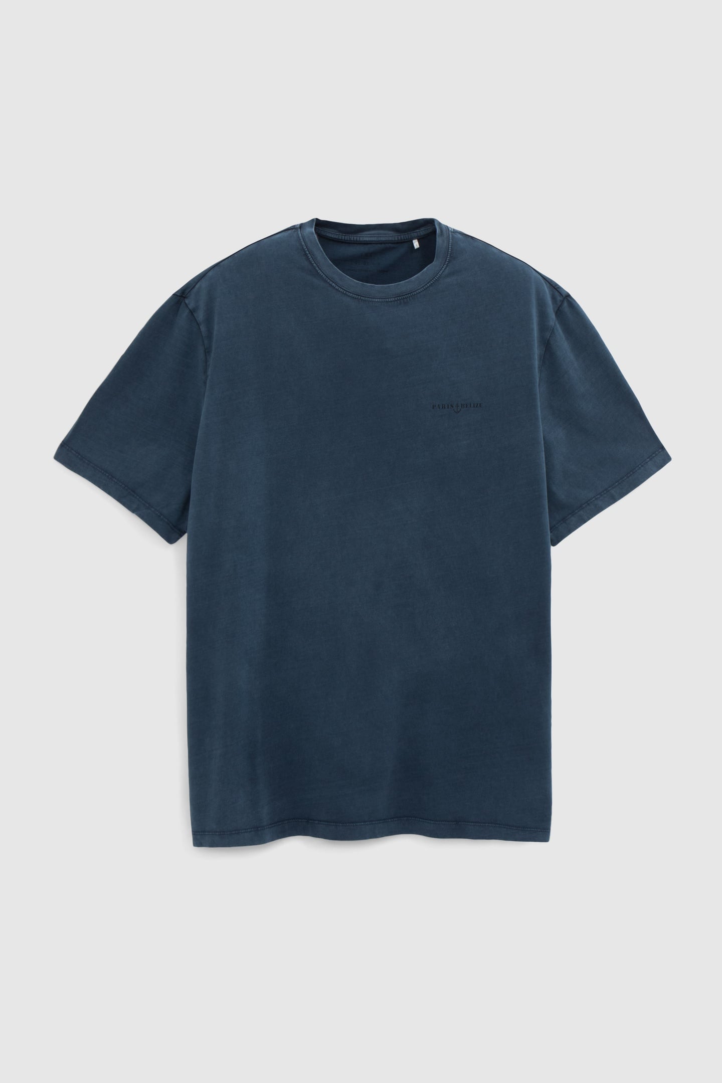 SLATE T-SHIRT WITH SLOGAN AND ANCHOR ON CHEST 5