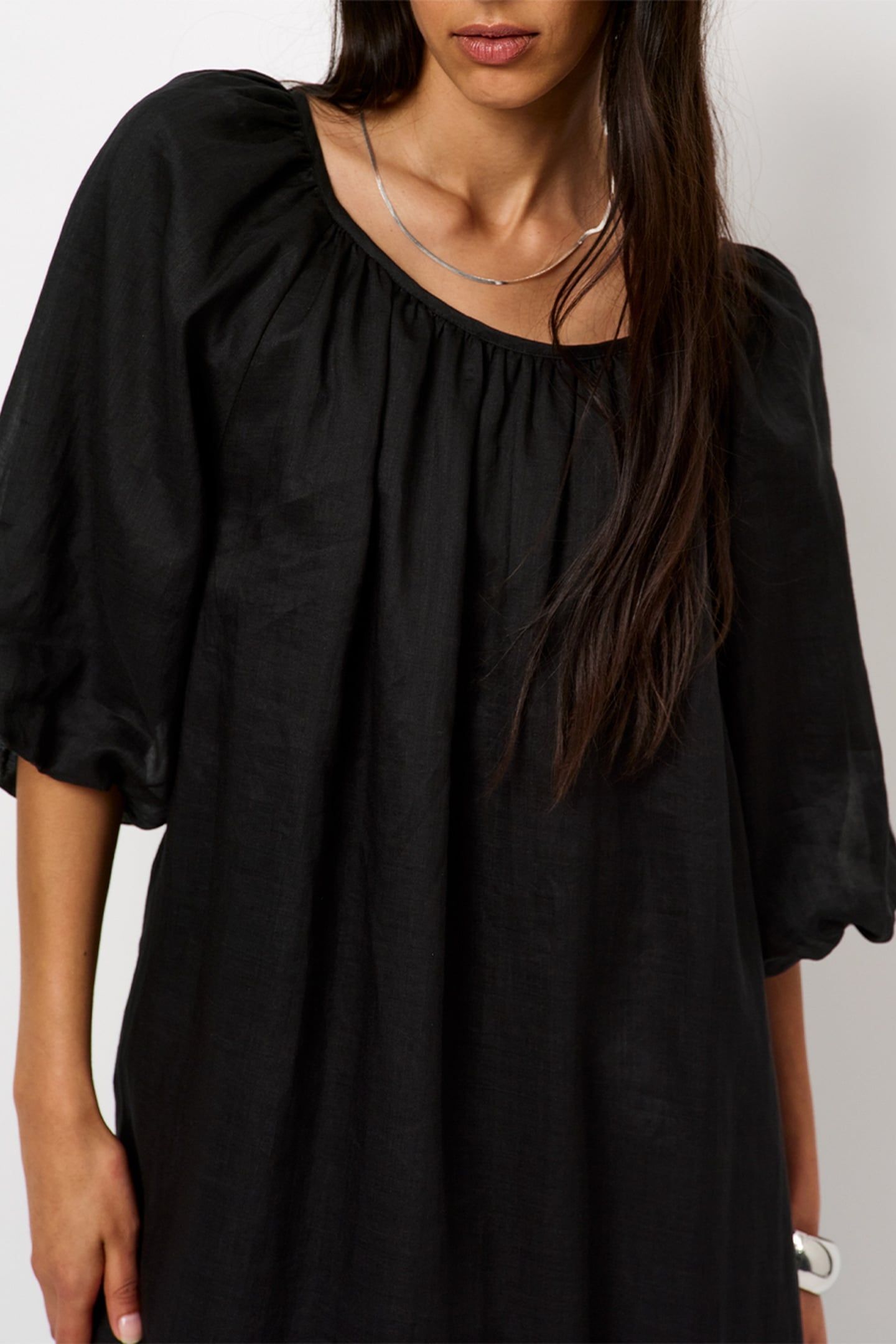 TILDA OPEN BACK DETAILED MAXI DRESS RAVEN 2