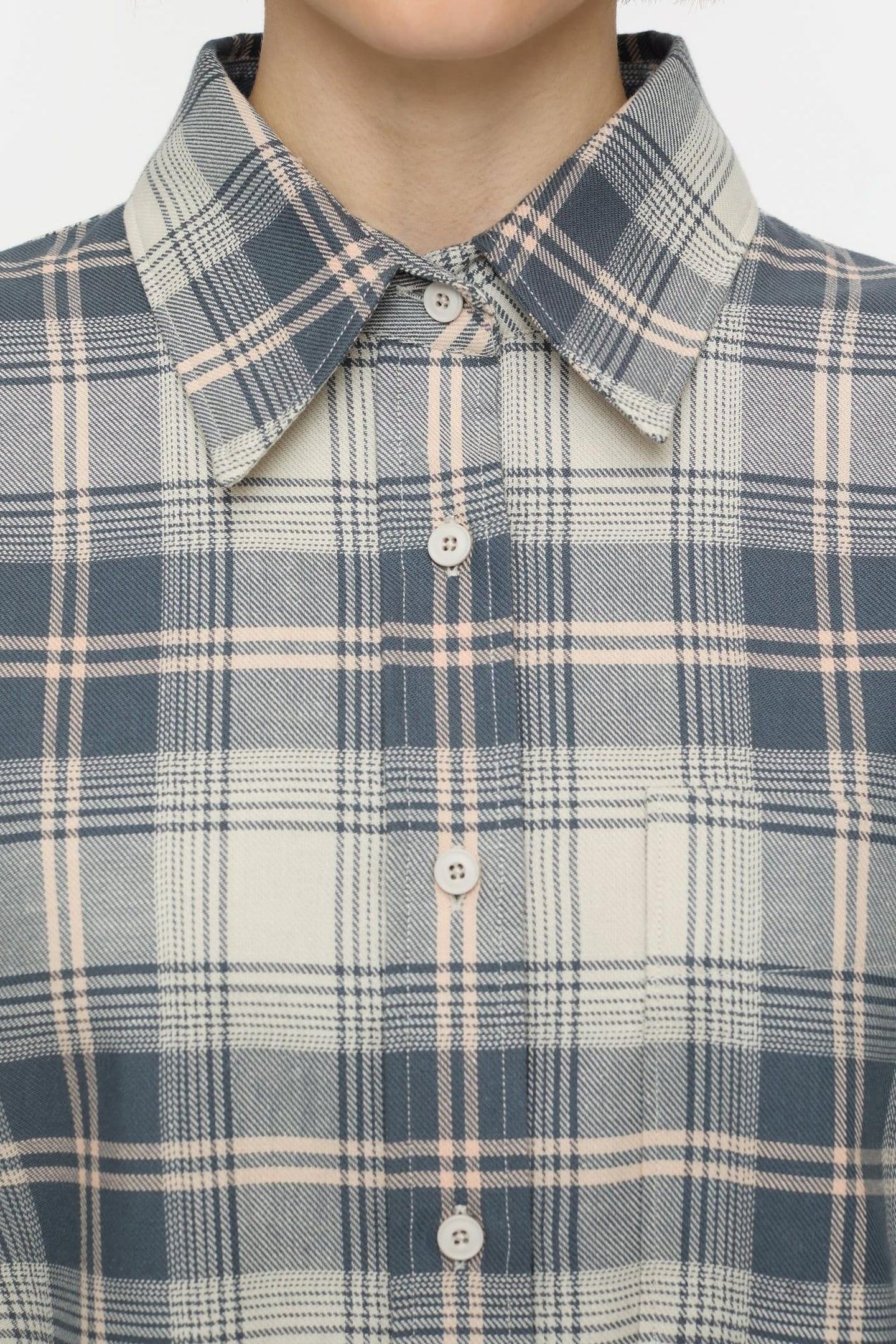 OVERSIZE SHIRT GRAPHITE BLUE 3